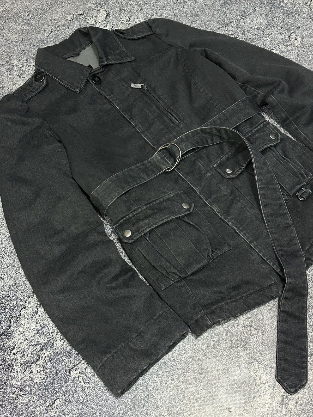 Diesel Vintage 90’s Diesel Stone Wash Military Archive Jacket M Size M / US 6-8 / IT 42-44 - 5 Thumbnail