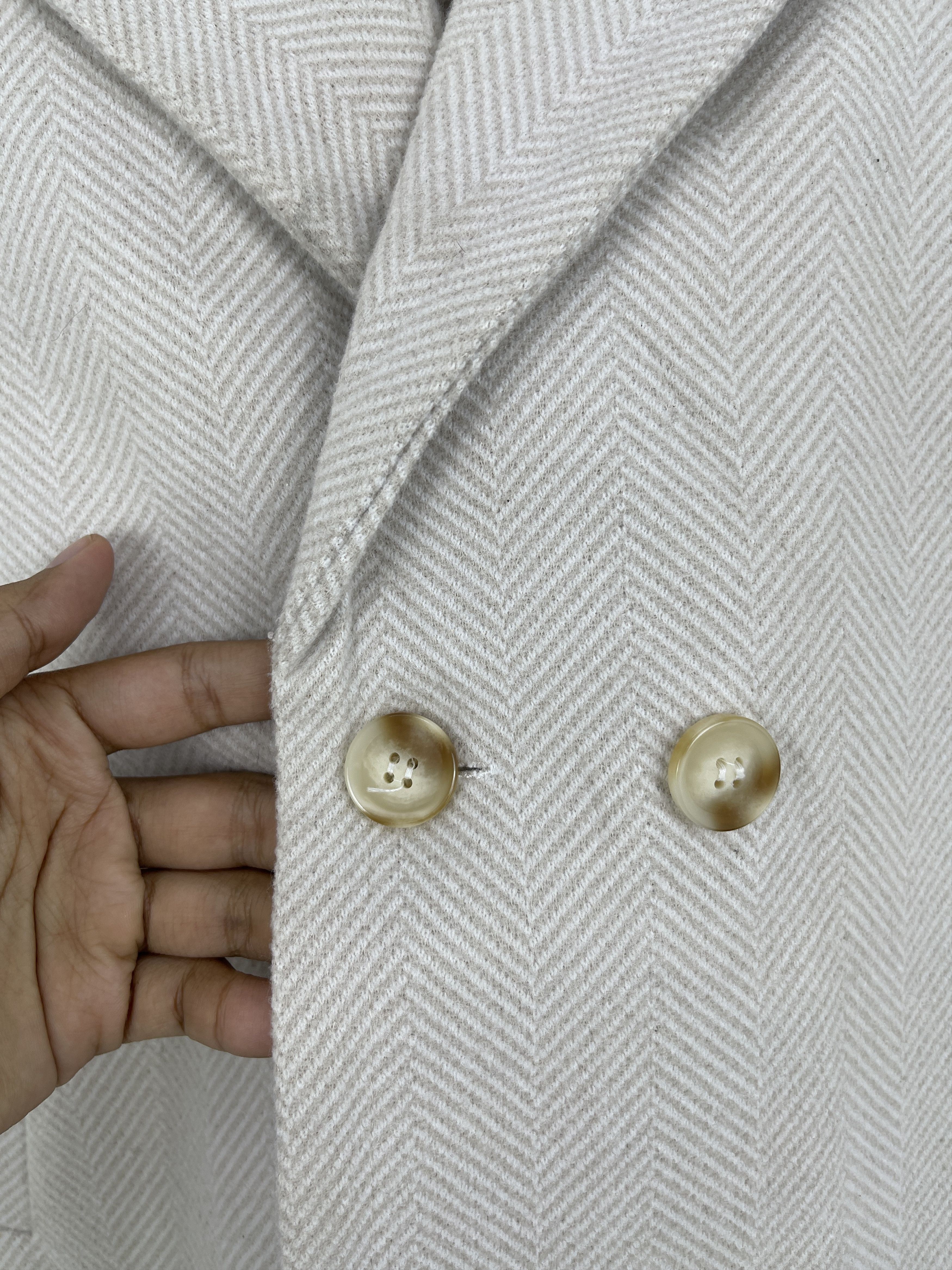 Japanese Brand Vtg Japanese Brand Short Double Breasted Wool Coat JA0079 Size L / US 10 / IT 46 - 7 Thumbnail