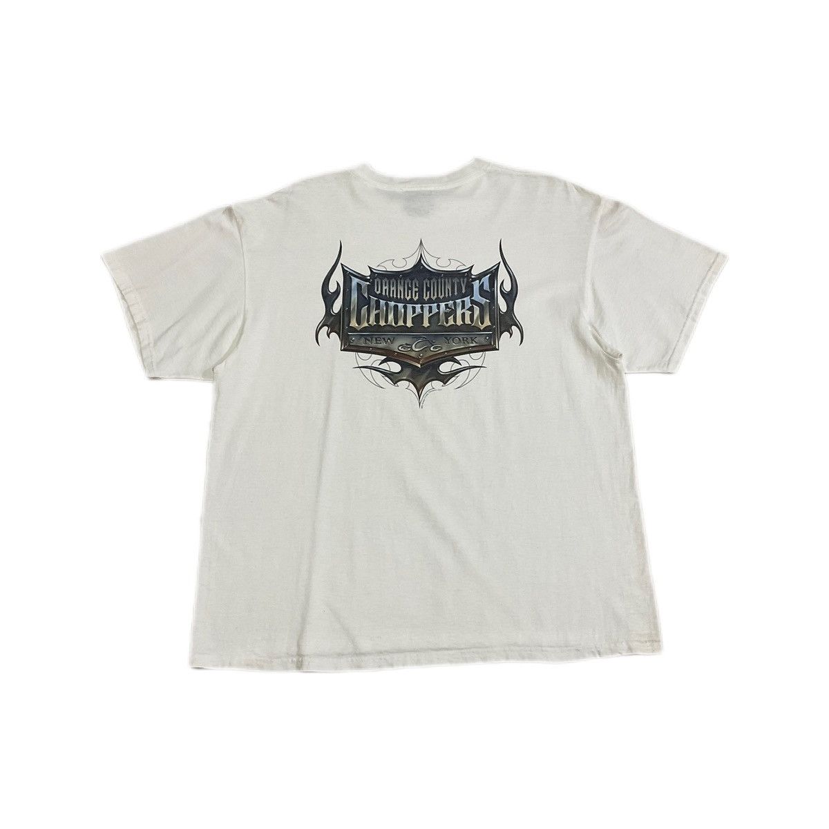 West Coast Choppers 🔥Y2K Vintage Orange Country Choppers Tribal Shirt O.c.c Size US XL / EU 56 / 4 - 2 Thumbnail