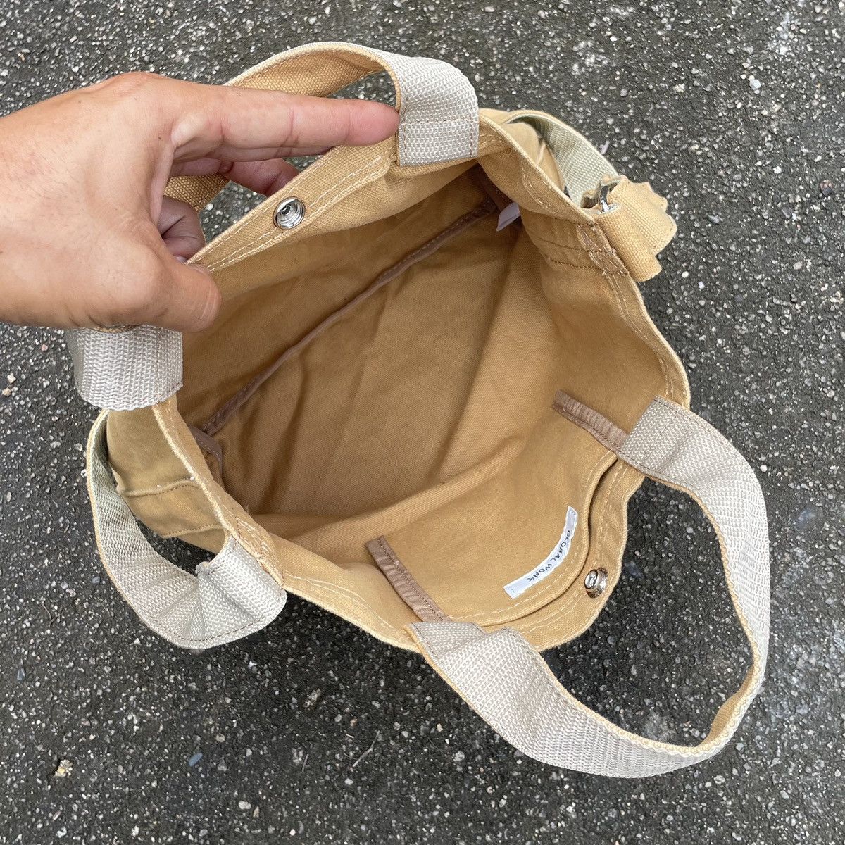 Global Work × Japanese Brand High Quality Canvas Global Work Sling Bag Size ONE SIZE - 9 Thumbnail