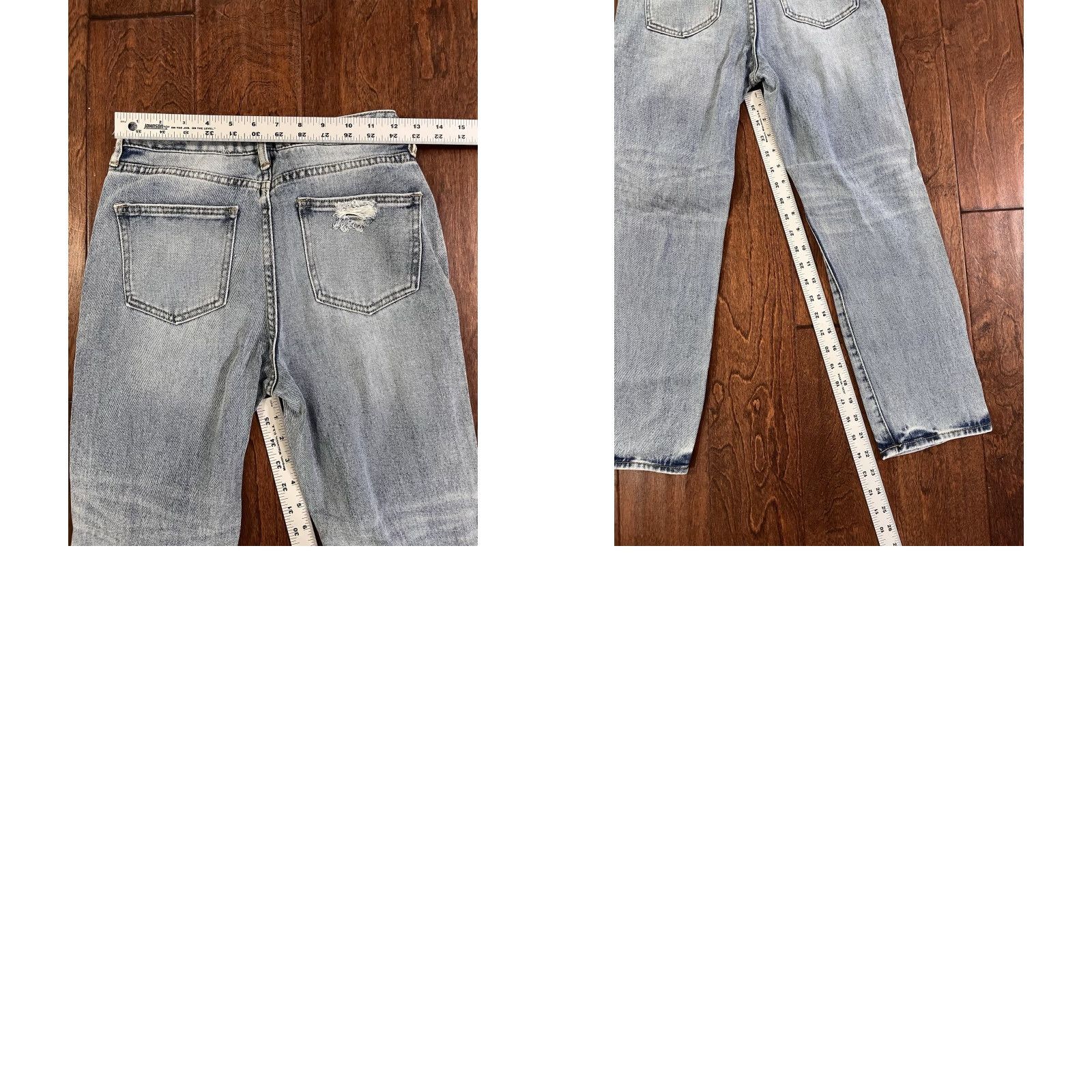 Pacsun PACSUN Mom Jean High Rise Destructed 100% Cotton Denim Jeans Women’s Size 24 Size 42" / US 20 - 8 Thumbnail