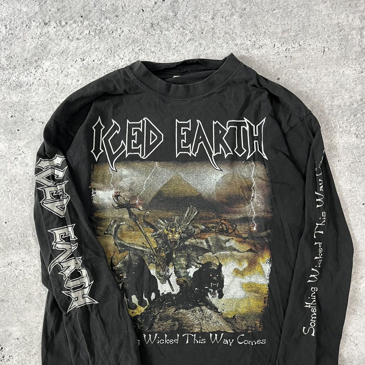 Band Tees × Vintage Iced Earth longsleeve promo metal 90s vintage Size US XL / EU 56 / 4 - 5 Thumbnail