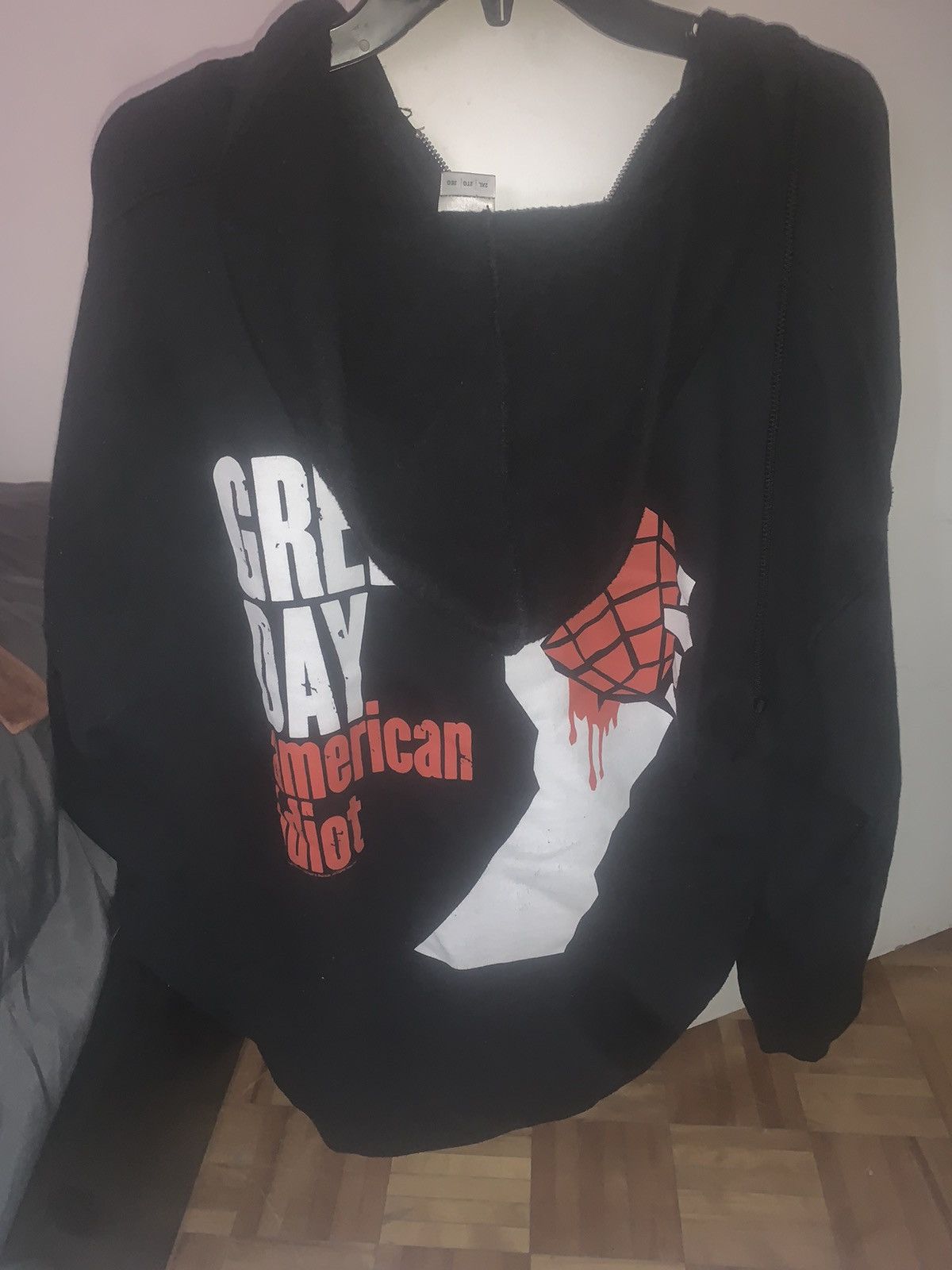 Band Tees × Vintage Green day zip up hoodie oversized Size US XXL / EU 58 / 5 - 2 Thumbnail