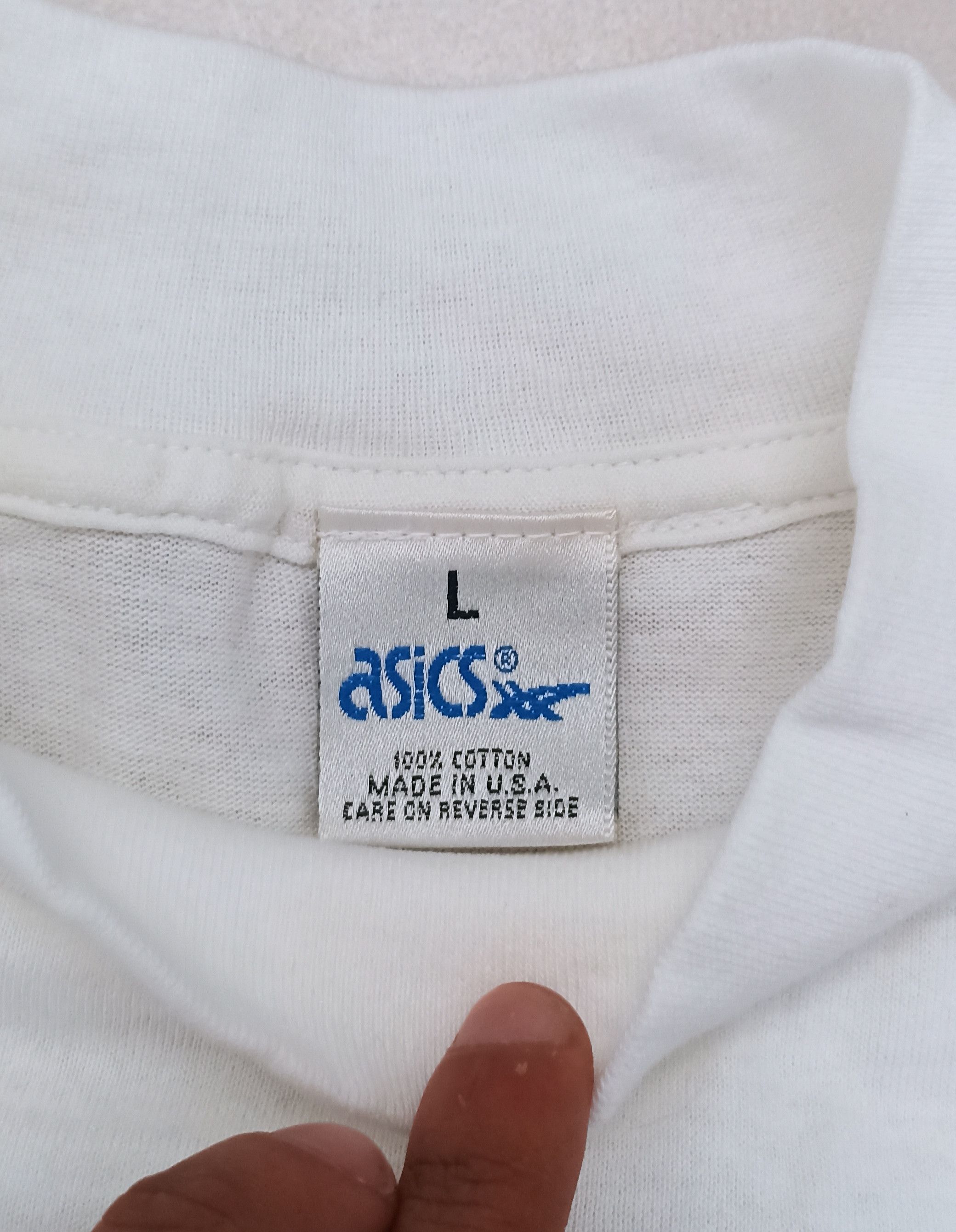 Asics Asics 1991 Vintage Tee Size US L / EU 52-54 / 3 - 3 Thumbnail