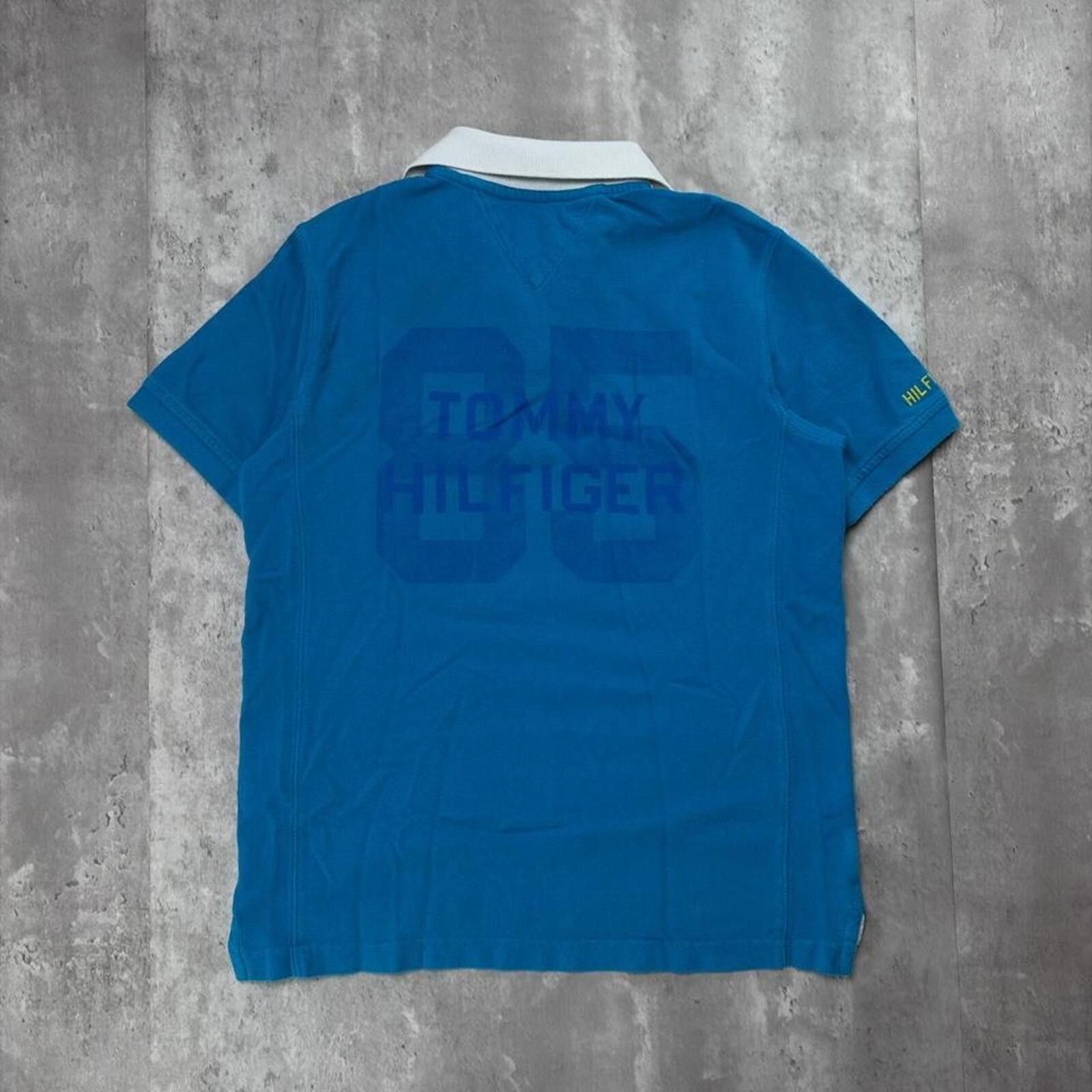 Tommy Hilfiger Y2K Teal Tommy Hilfiger Grunge Chief Keef Polo Shirt Size US XS / EU 42 / 0 - 2 Thumbnail