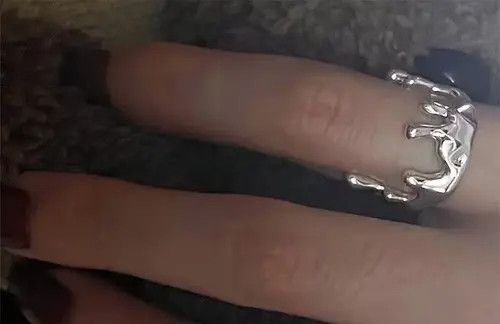 Other Irregular Design Punk Star Tail Open Ring Size ONE SIZE - 4 Thumbnail