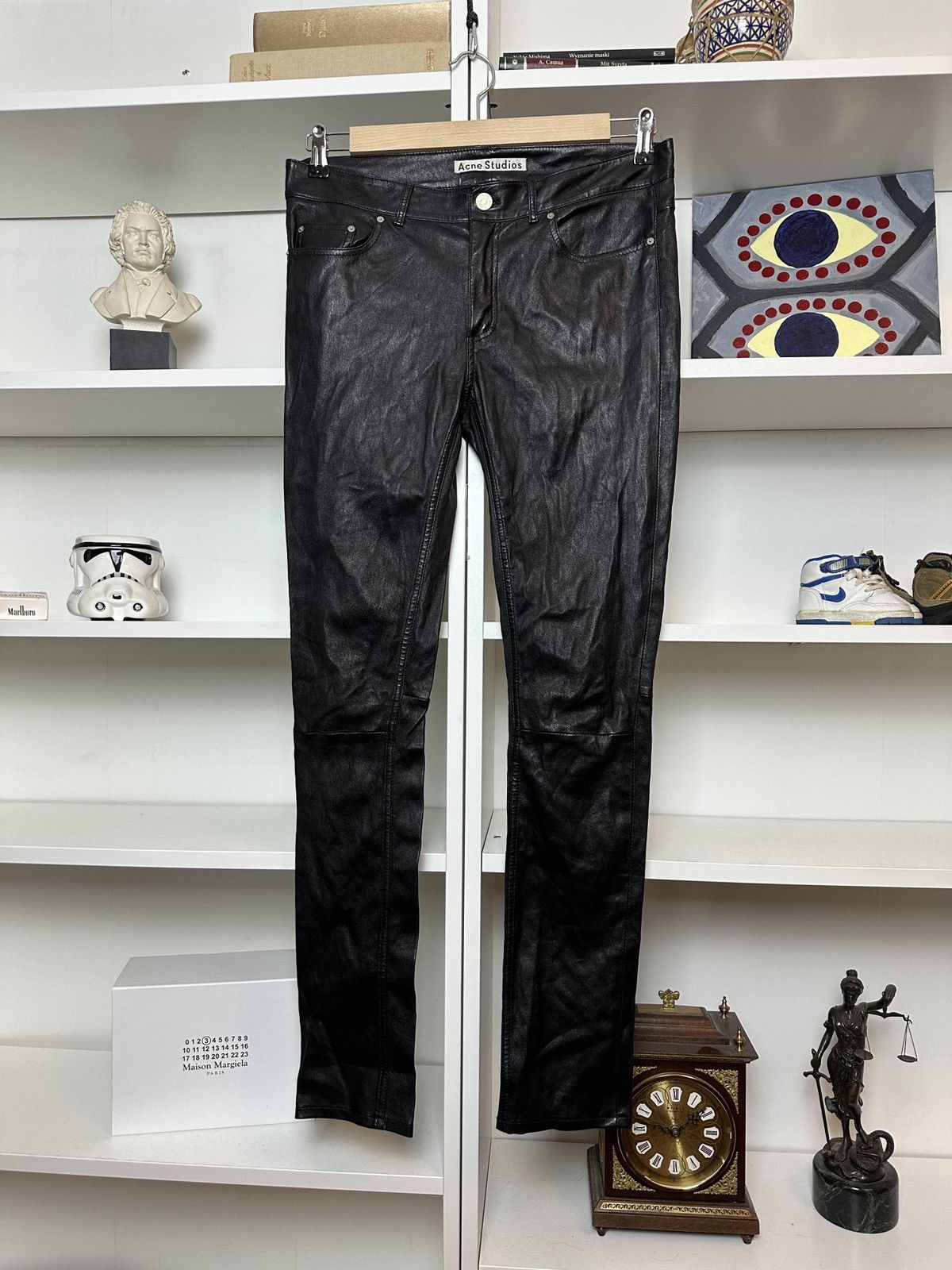 Acne Studios 90s Leather Bondage Pant｜ストレートデニム