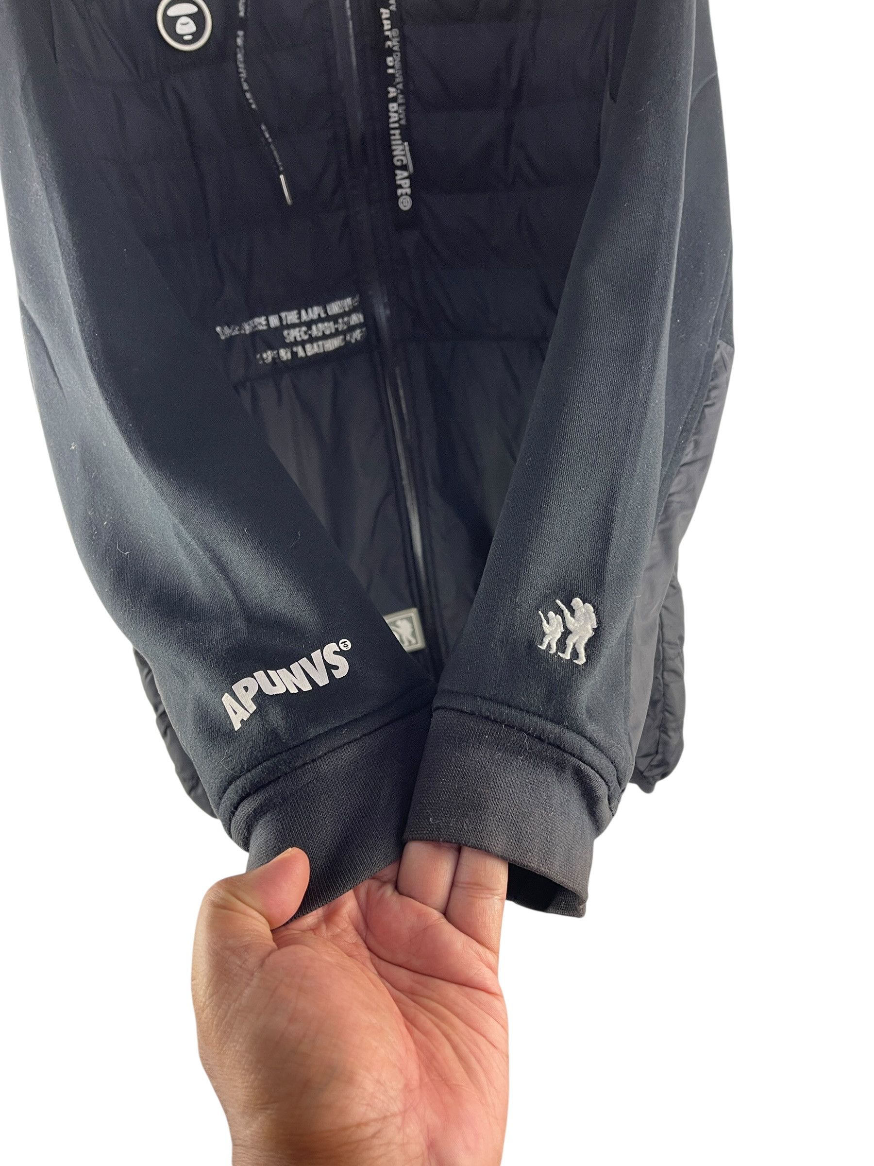 Bape AAPE BY A BATHING APE APUNVS Hybrid Quilted Hoodie Jacket Size US XL / EU 56 / 4 - 8 Thumbnail