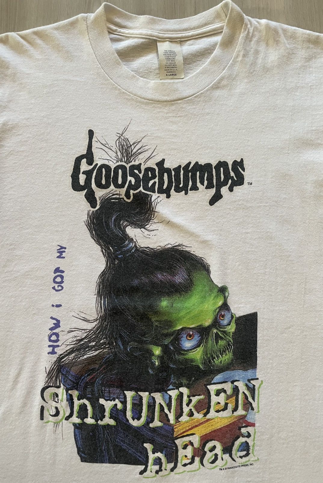 Other Vintage 90s Goosebumps How I Got My Shrunken Head Youth XL Size US XXS / EU 40 - 2 Thumbnail