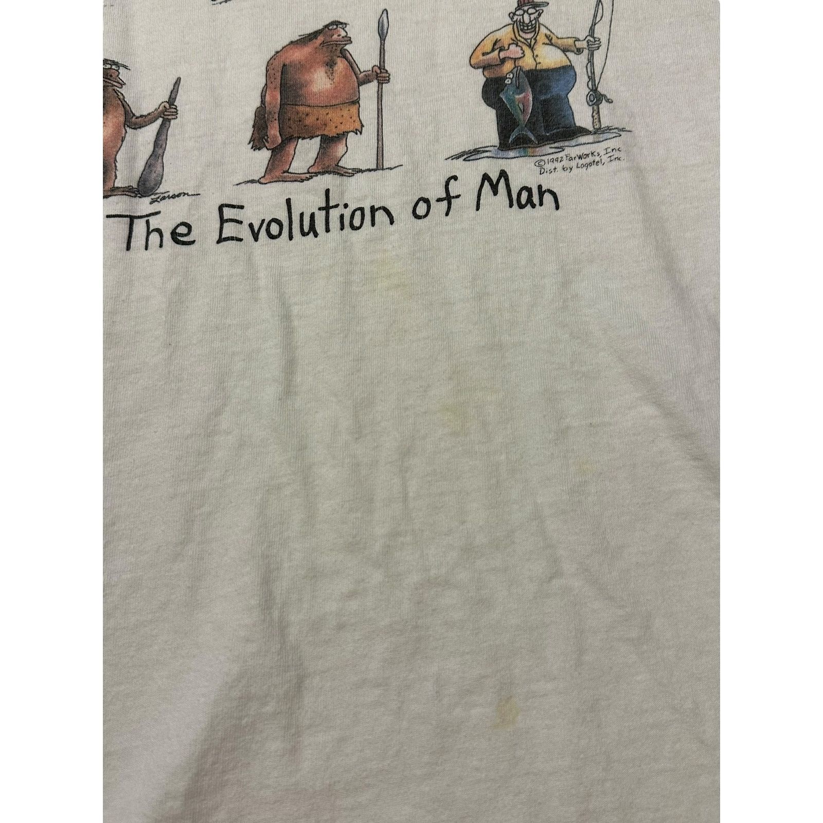 Tultex The evolution of man 1992 Size US XL / EU 56 / 4 - 4 Thumbnail