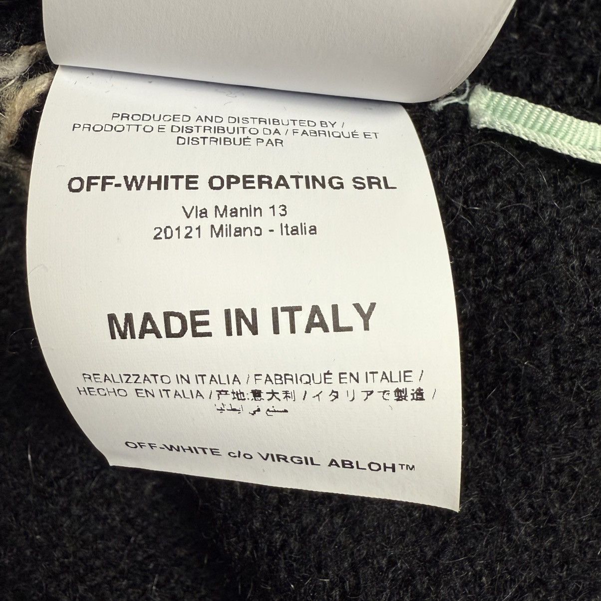 Off-White OFF-WHITE Mohair ‘Black/Gradient’ Wool Sweater Size US M / EU 48-50 / 2 - 7 Thumbnail