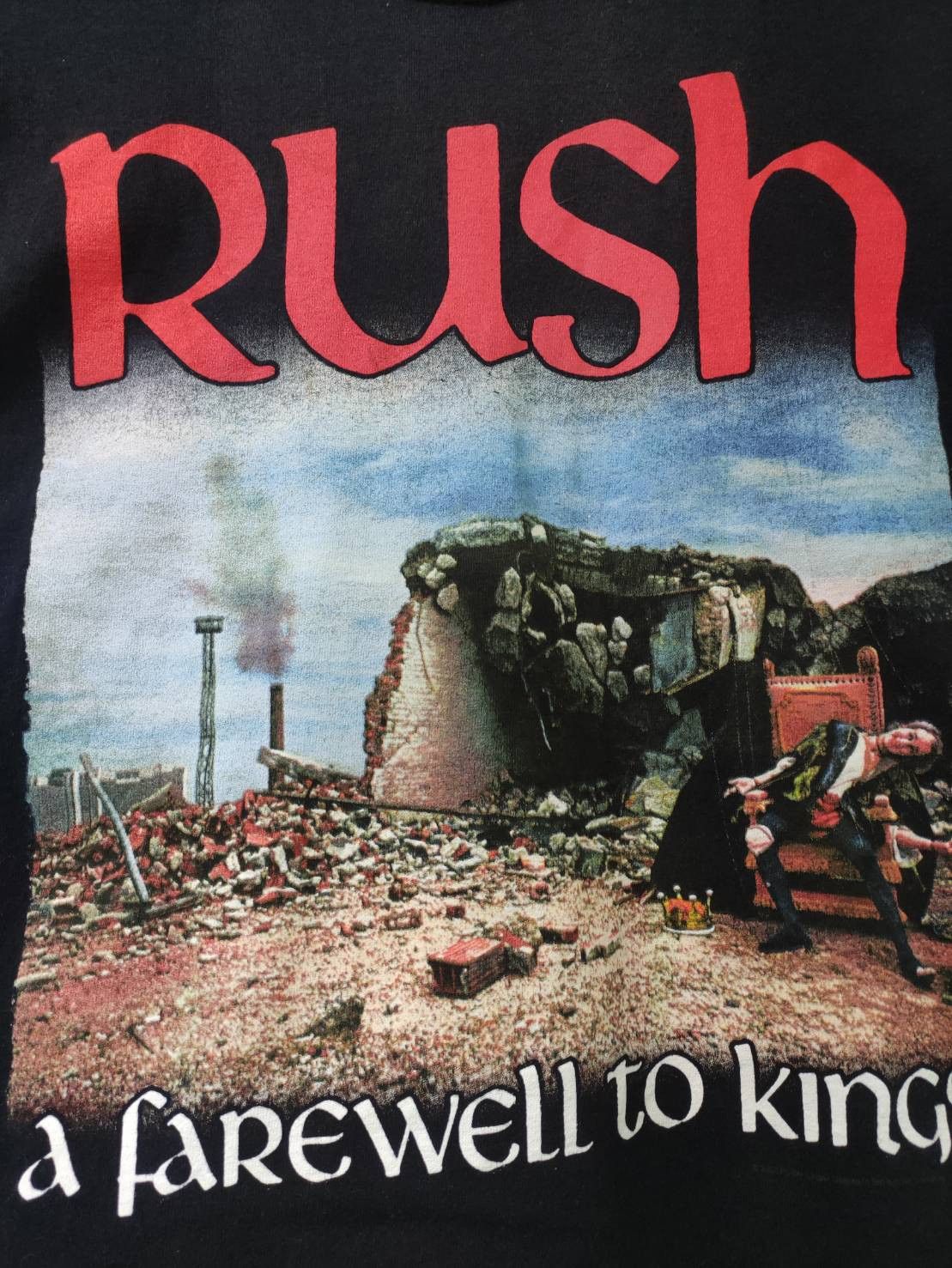 Band Tees Vtg 00's Rush " A Farewell to Kings " Album Promo T-Shirt Size US M / EU 48-50 / 2 - 3 Thumbnail