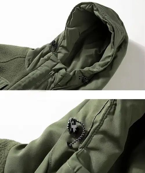 Vintage Streetwear Outdoor Fleece Cargo Multi Pockets Coat Jacket Size US XL / EU 56 / 4 - 1 Thumbnail