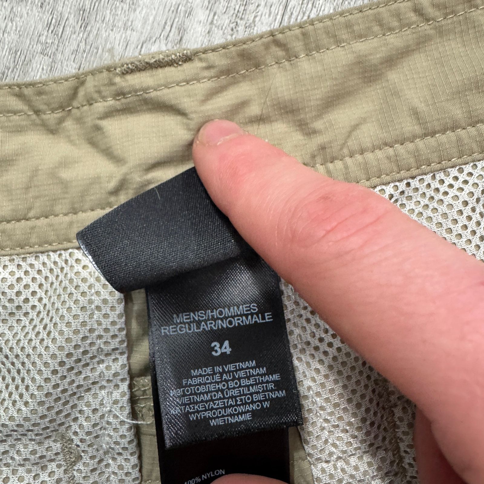 The North Face The North Face Cargo Pants Men's 34 (Fits 34x30) Tan Hiking Size US 34 / EU 50 - 5 Thumbnail