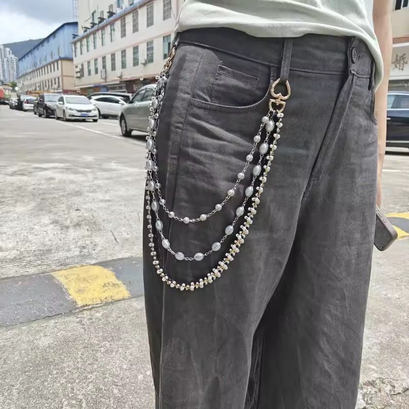 Other Multilayers Imitation Pearl Pants Chain Size ONE SIZE - 1 Thumbnail