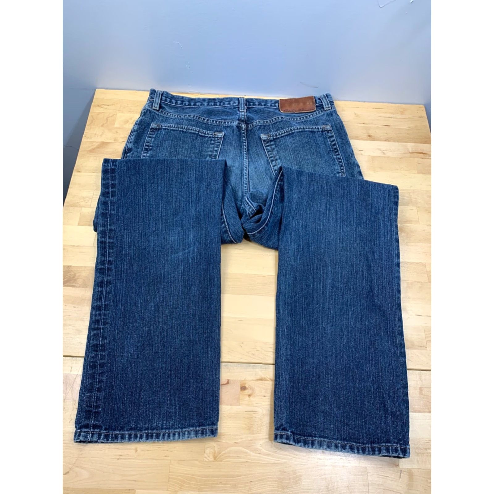 Eddie Bauer Eddie Bauer Denim Jeans Blue Mens 34x33 Relaxed Fit Loose #5957 Size US 34 / EU 50 - 4 Thumbnail