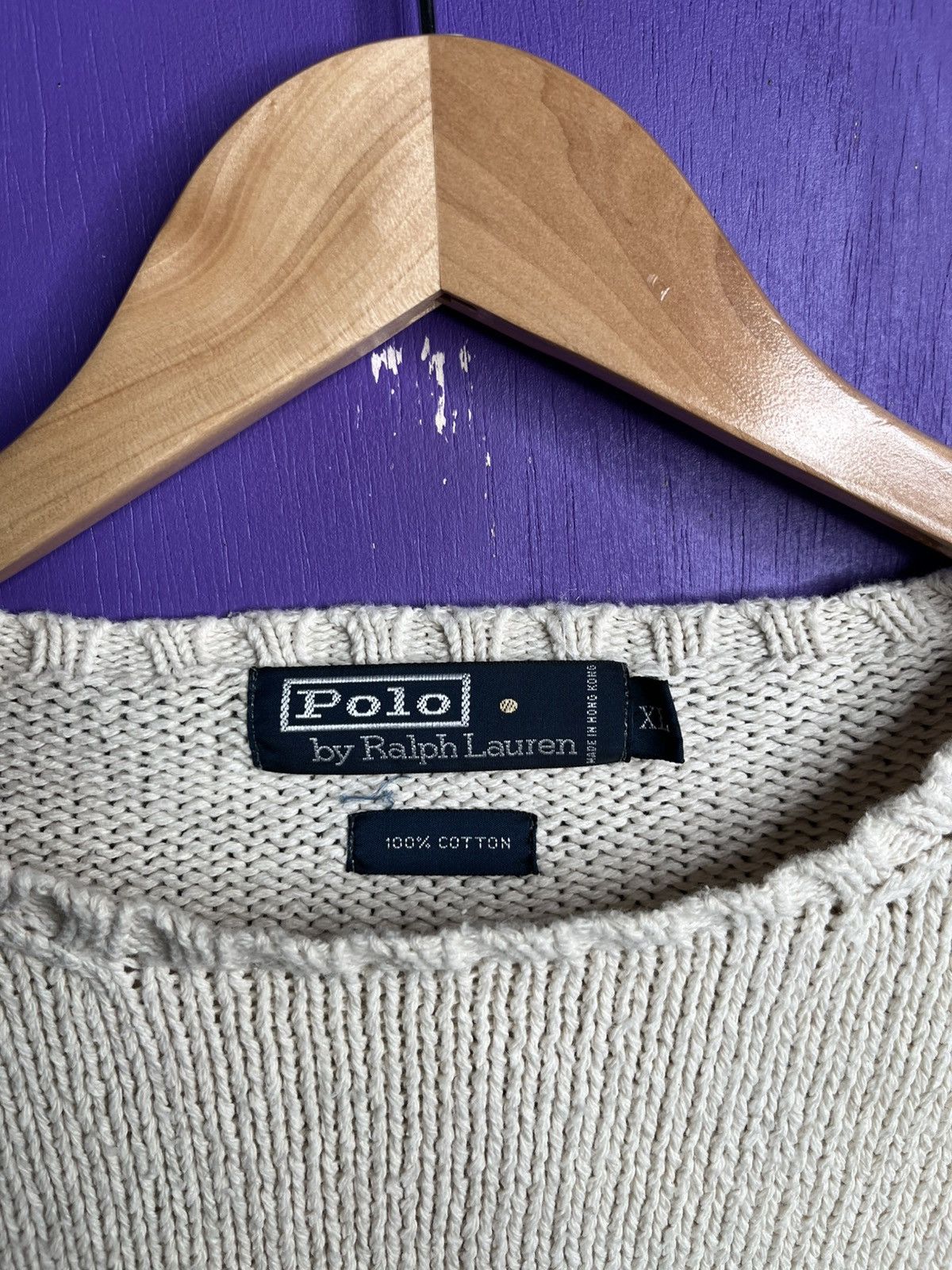 Polo Ralph Lauren × Vintage Vintage 90s Polo Ralph Lauren mannequin display sweater Size US XL / EU 56 / 4 - 4 Thumbnail
