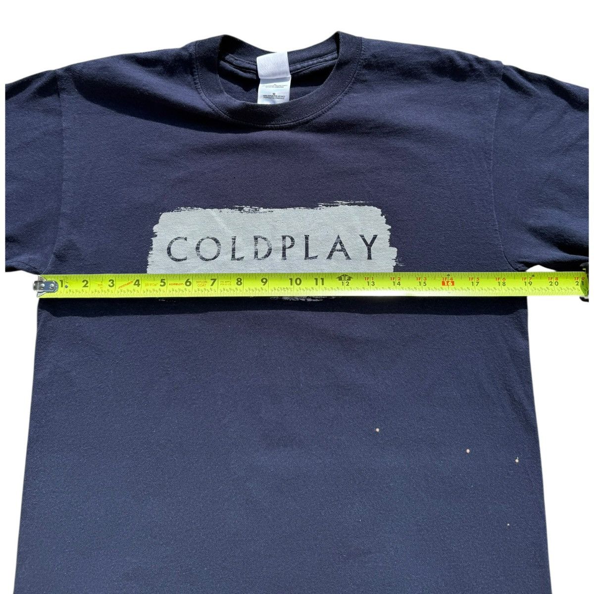 Vintage Coldplay North America Tour 2003 T-Shirt Gildan Navy Size US M / EU 48-50 / 2 - 7 Thumbnail