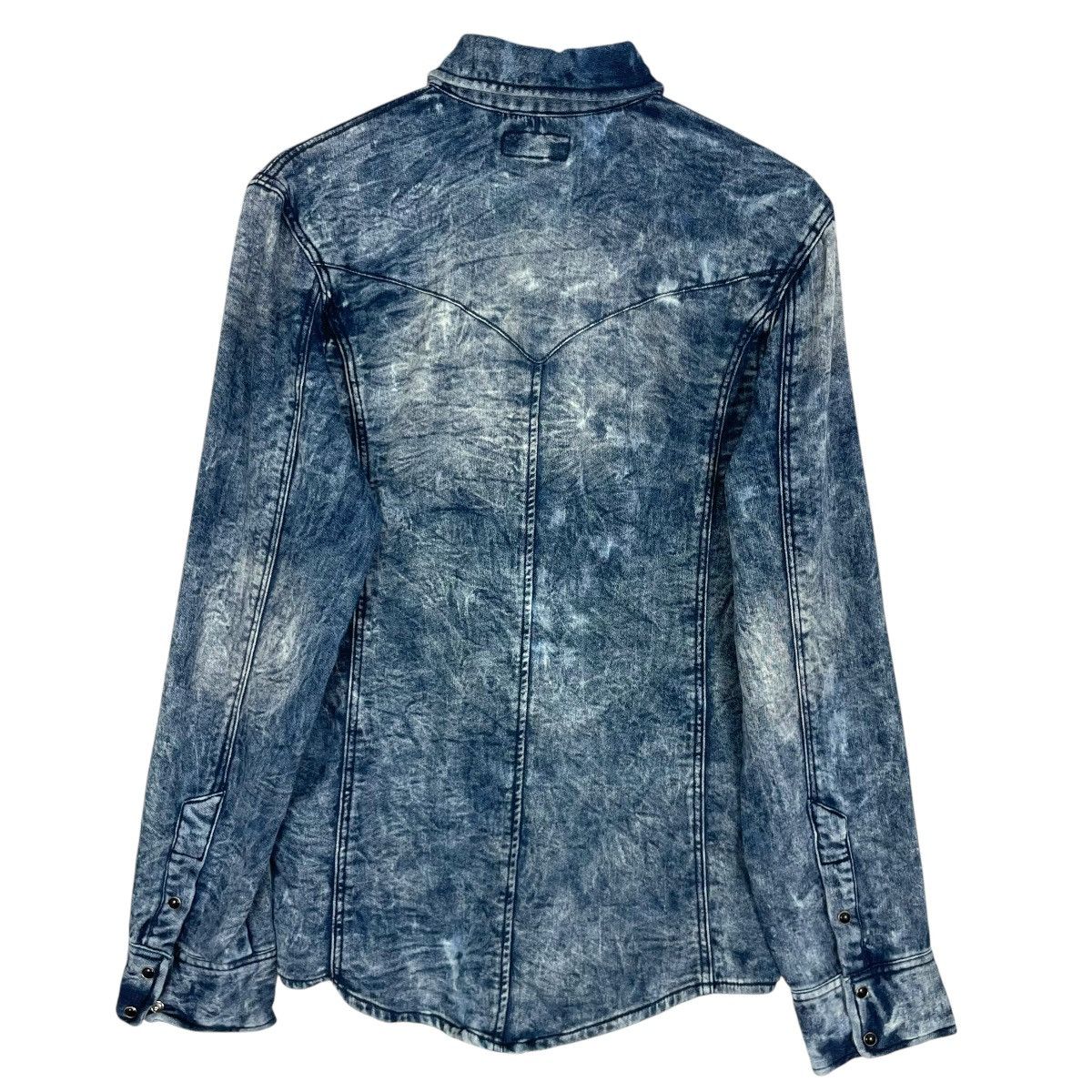 In The Attic Vintage In The Attic Acid Wash Shirt Button Japanese Brand Size US S / EU 44-46 / 1 - 12 Thumbnail