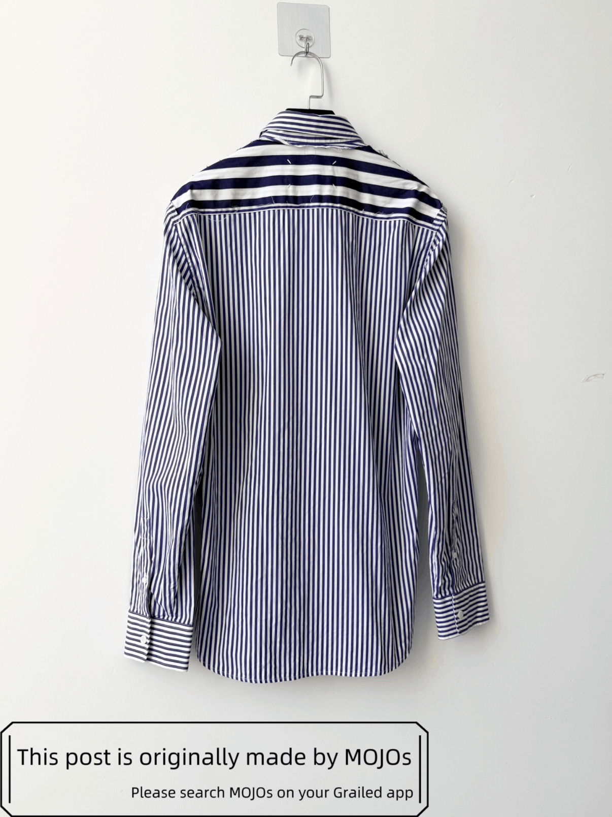Maison Margiela Sz 39 Maison Margiela 19SS 2-way Stripe Shirt mojos3514 Size US M / EU 48-50 / 2 - 3 Thumbnail