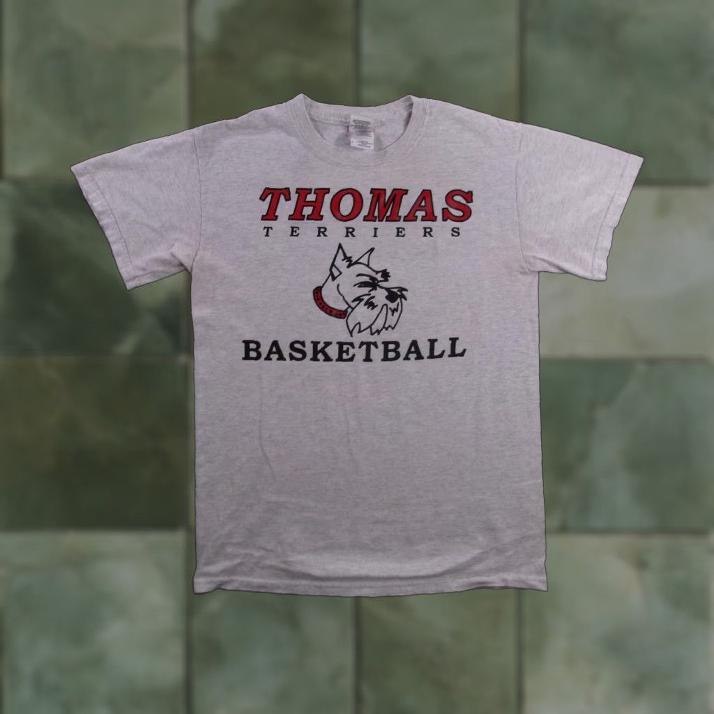 Gildan Thomas Terriers Shirt Mens Small White Basketball Sporty Retro Alumni Game 2010 Size US S / EU 44-46 / 1 - 1 Thumbnail