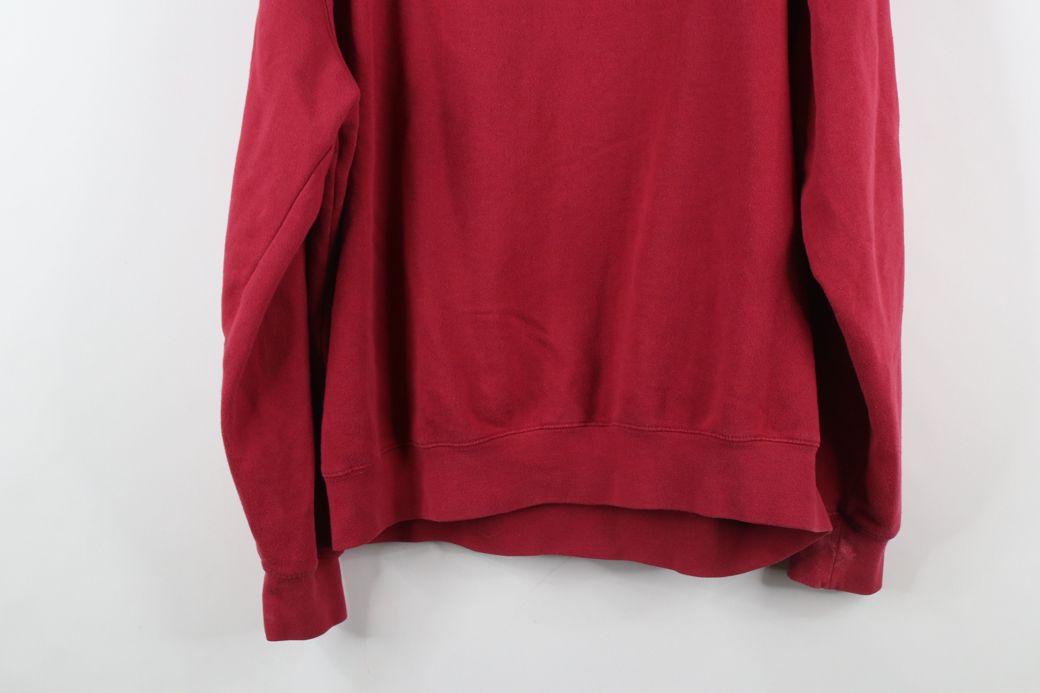 Vintage Vintage 90s Y2K Spell Out University of Alabama Hoodie Red Size US XL / EU 56 / 4 - 14 Thumbnail
