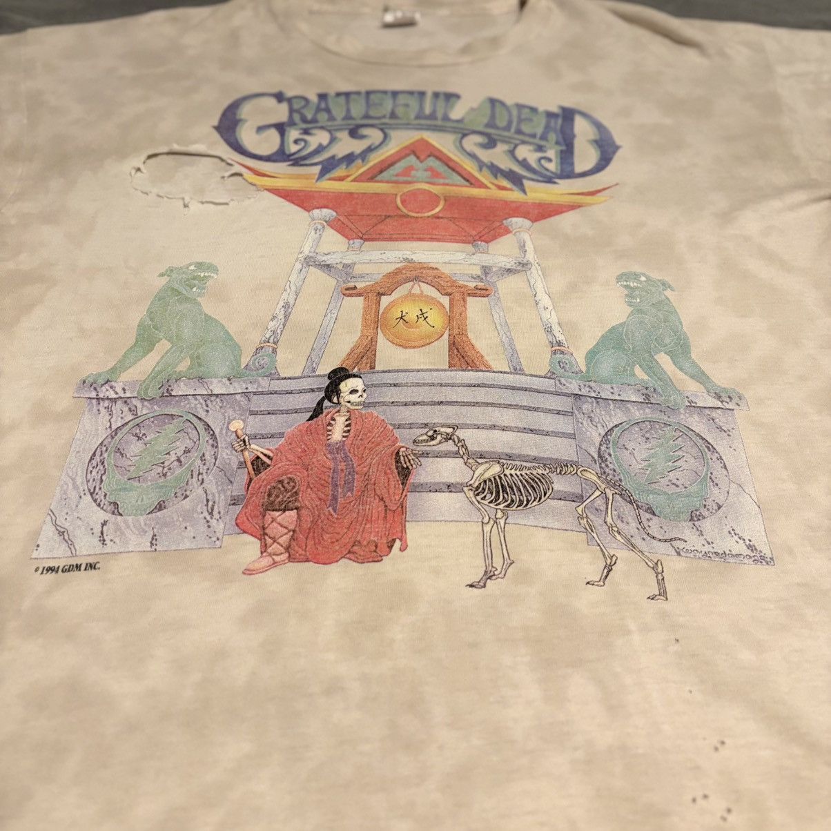 Fruit Of The Loom Vintage 1991 Grateful Dead Chinese New Year Shirt XL Rare Size US XL / EU 56 / 4 - 2 Thumbnail