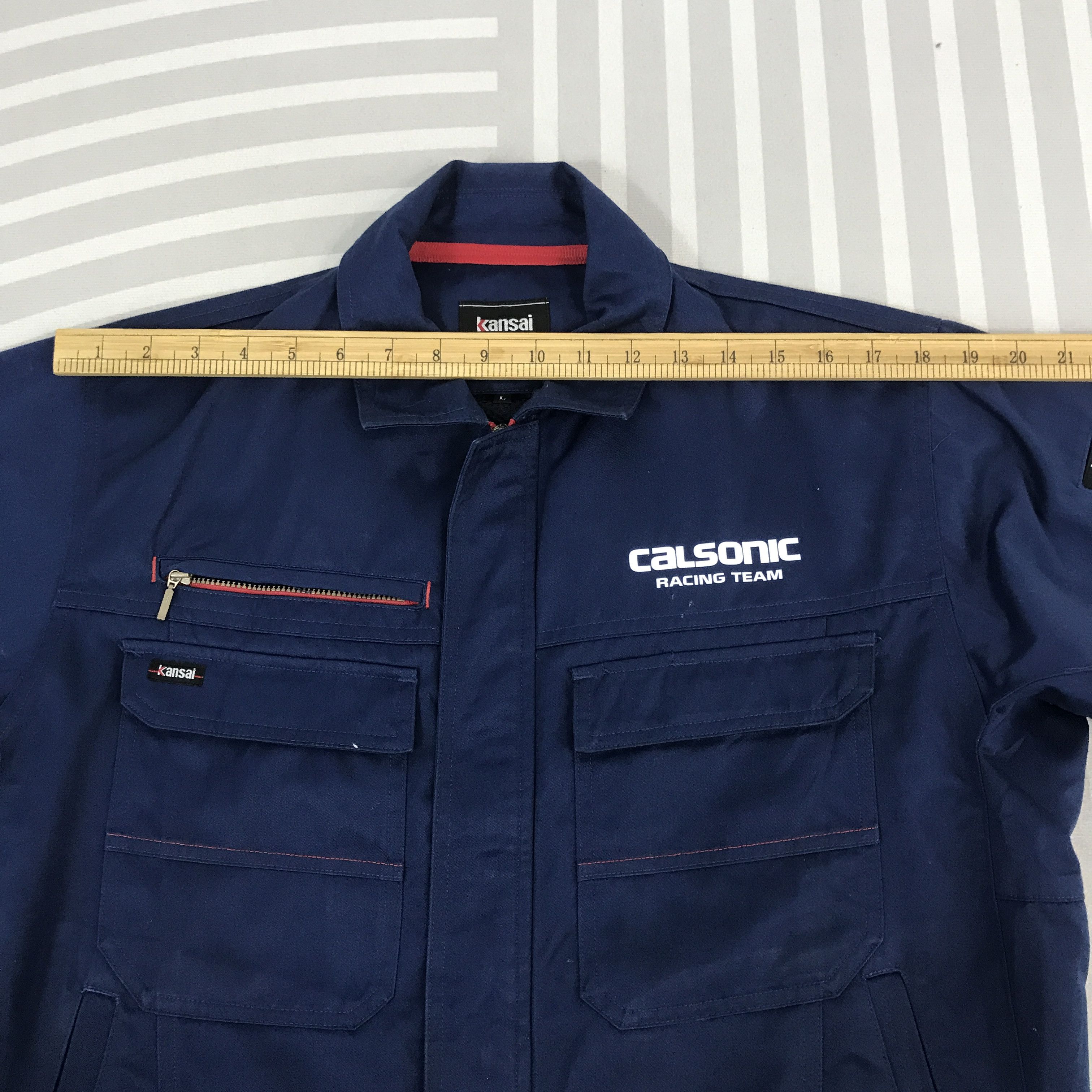 Japanese Brand × Kansai Yamamoto kansai x Calsonic Racing nissan motorsport custom Jacket Size US L / EU 52-54 / 3 - 5 Thumbnail