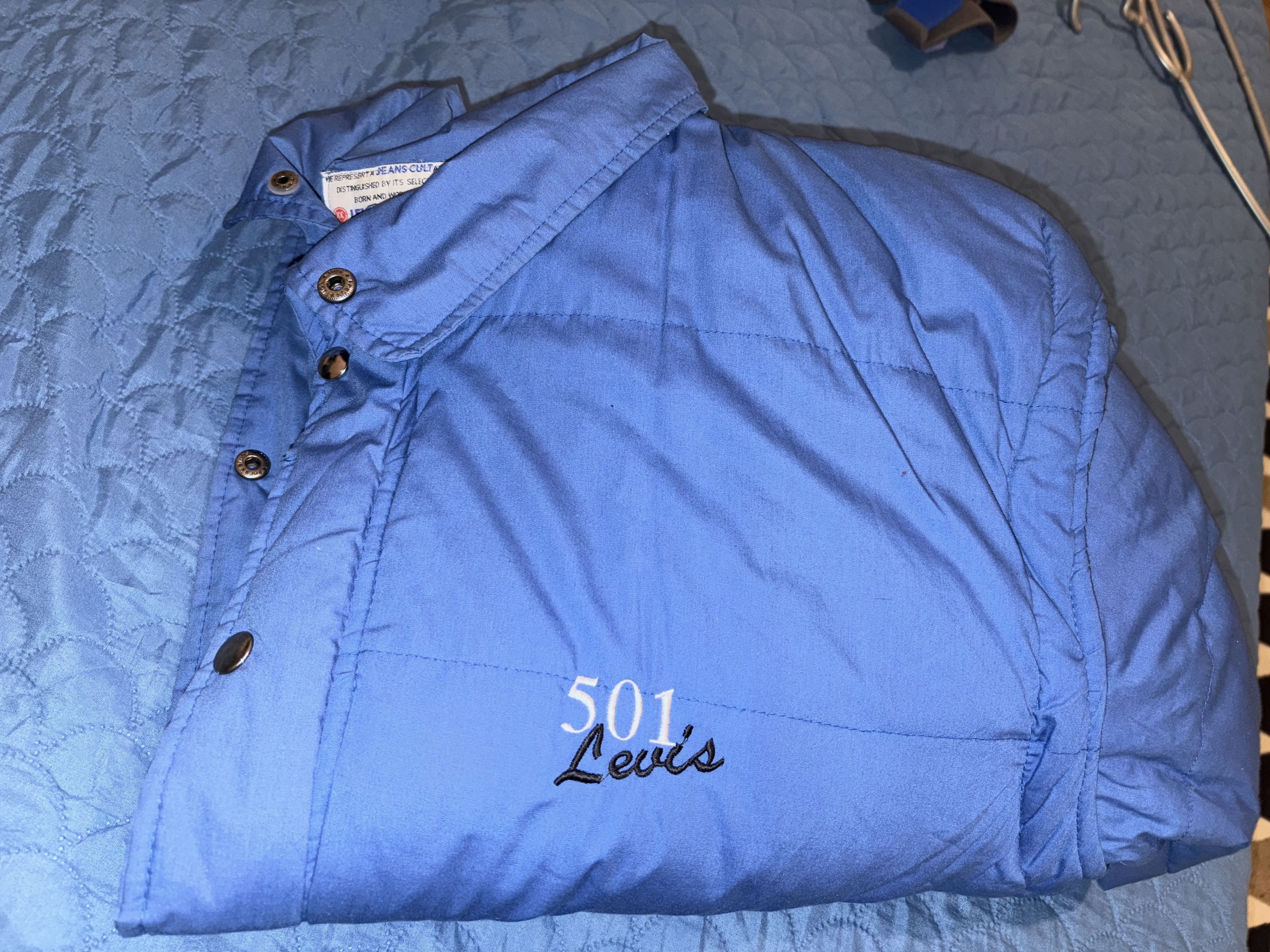 Levi's Vintage Clothing Vintage Levi’s 501 Quilted Jacket Convertible Vest Rare USA Size US L / EU 52-54 / 3 - 15 Thumbnail