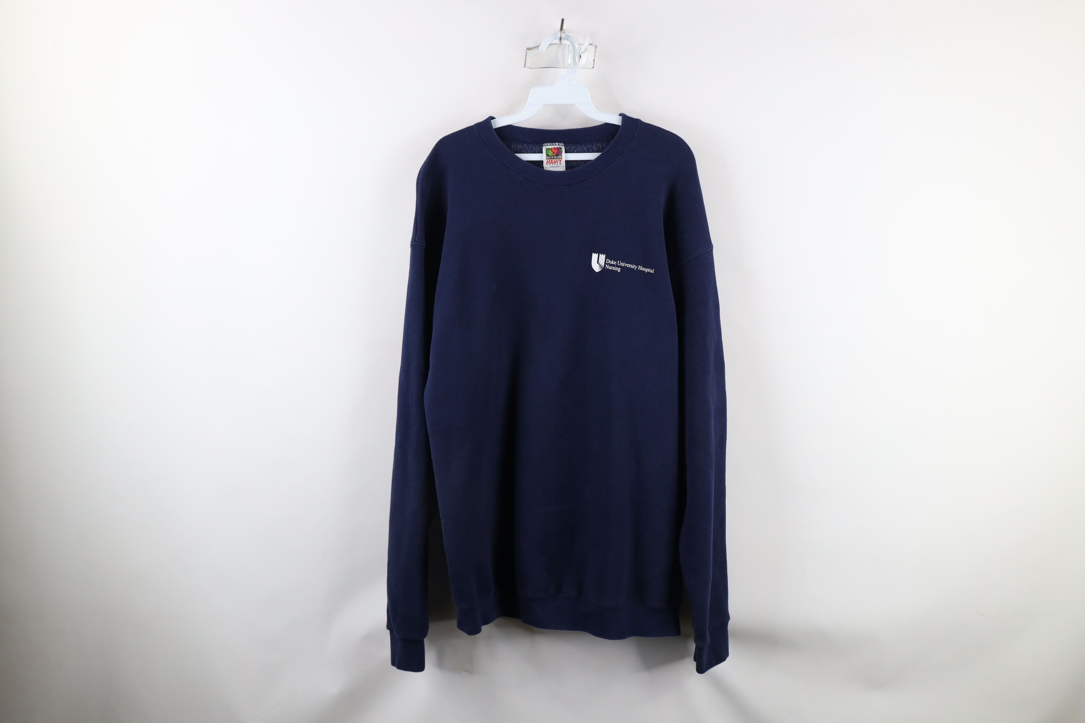 Vintage Vintage 90s University Hospital Heavyweight Sweatshirt Size US XL / EU 56 / 4 - 1 Thumbnail