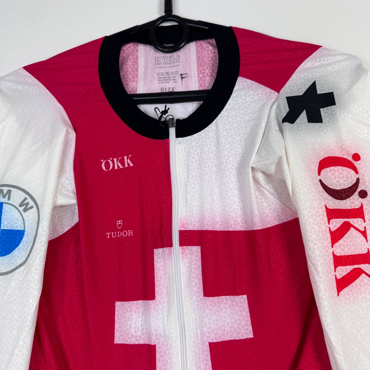 Asos Assos Switzerland Ski Racing Suit BMW Tudor Women Size M Size 35" - 2 Thumbnail