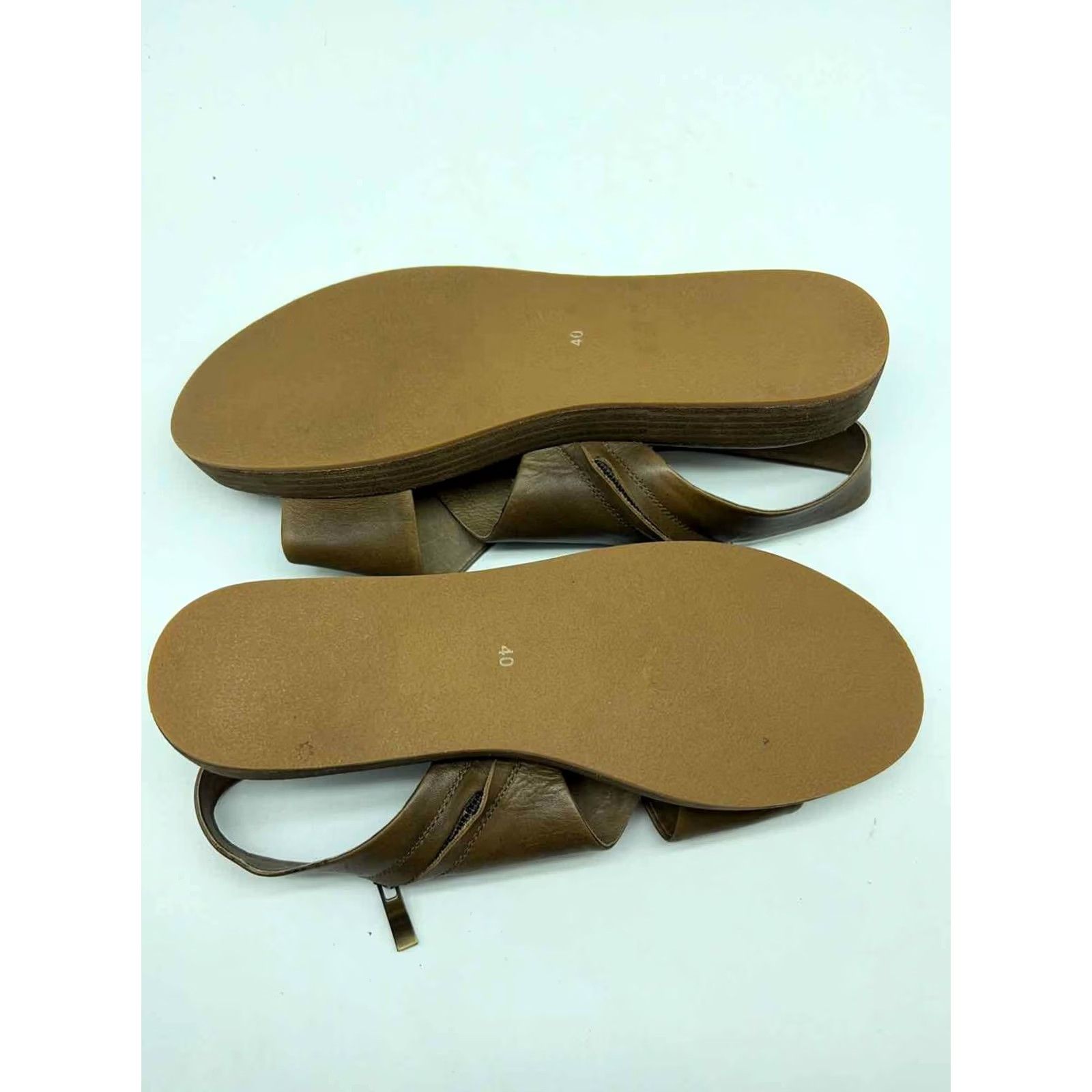 Vintage Pre-Owned Antelope Tan Size 40 Strappy Sandals Size US 10 / IT 40 - 6 Thumbnail