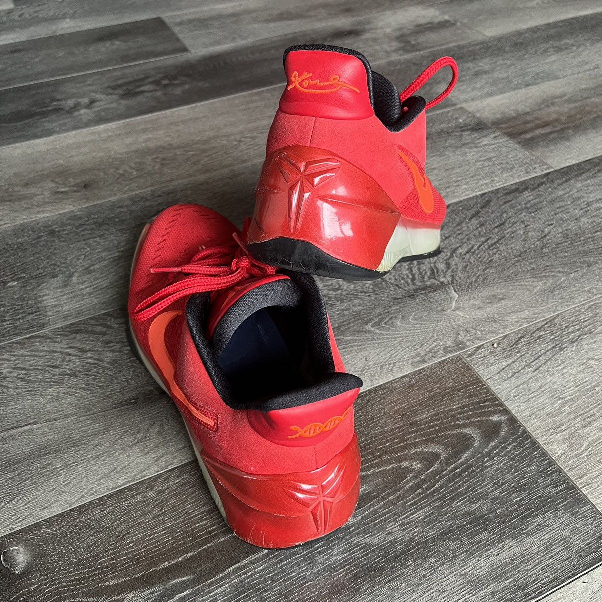 Nike Vintage Nike Kobe A.D. University Red Low Basketball Shoes Size US 10.5 / EU 43-44 - 5 Thumbnail