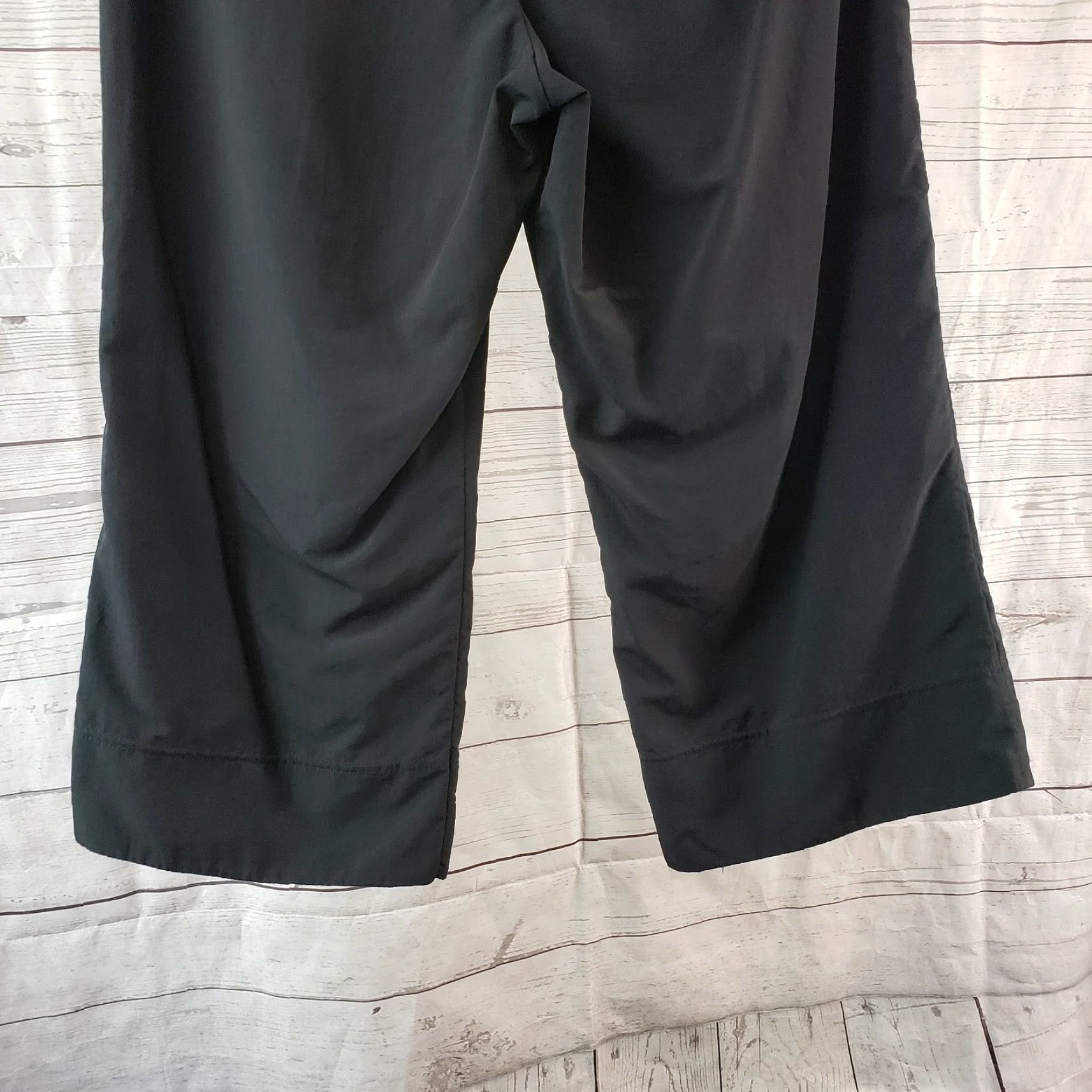 Vintage Kerrits Womens Capri pants Sz M Solid Black Mid Rise Capri Pants Women M Black Size 32" / US 10 / IT 46 - 5 Thumbnail