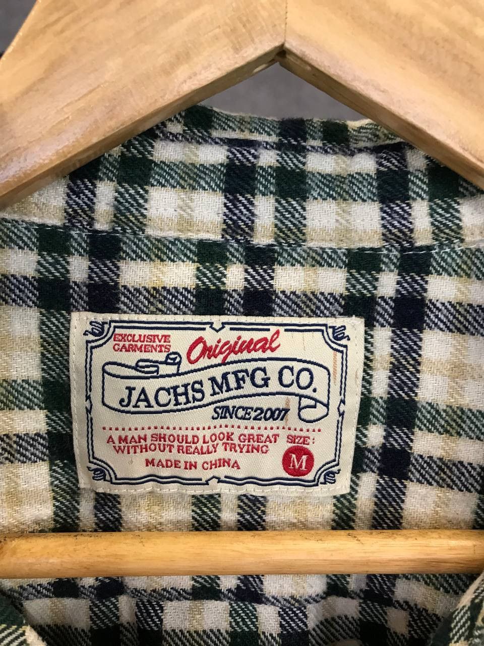 Designer Jachs New York flannel designer shirt Size US M / EU 48-50 / 2 - 3 Thumbnail