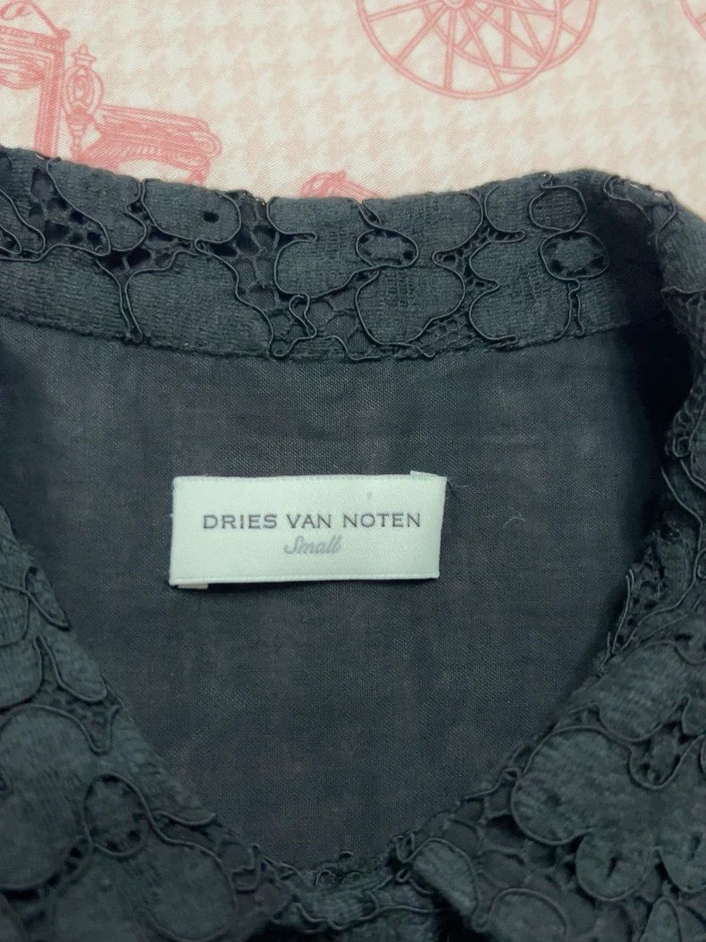 Dries Van Noten dries van noten Lace see-through sequin shirt 2505-Nextarro Size US S / EU 44-46 / 1 - 7 Thumbnail