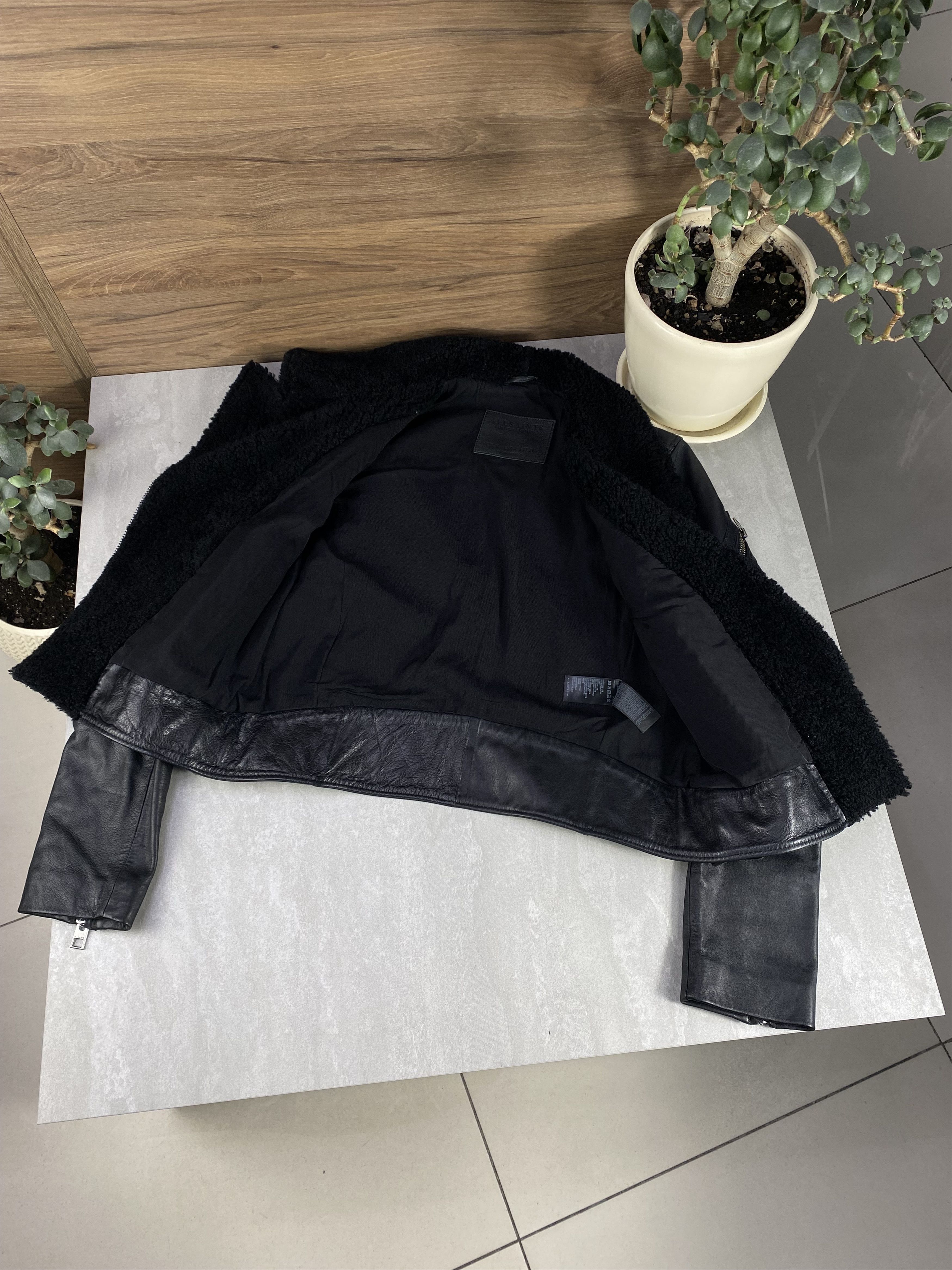Allsaints Allsaints Bayes Shearling Leather Jacket Limited Edition Size S / US 4 / IT 40 - 10 Thumbnail
