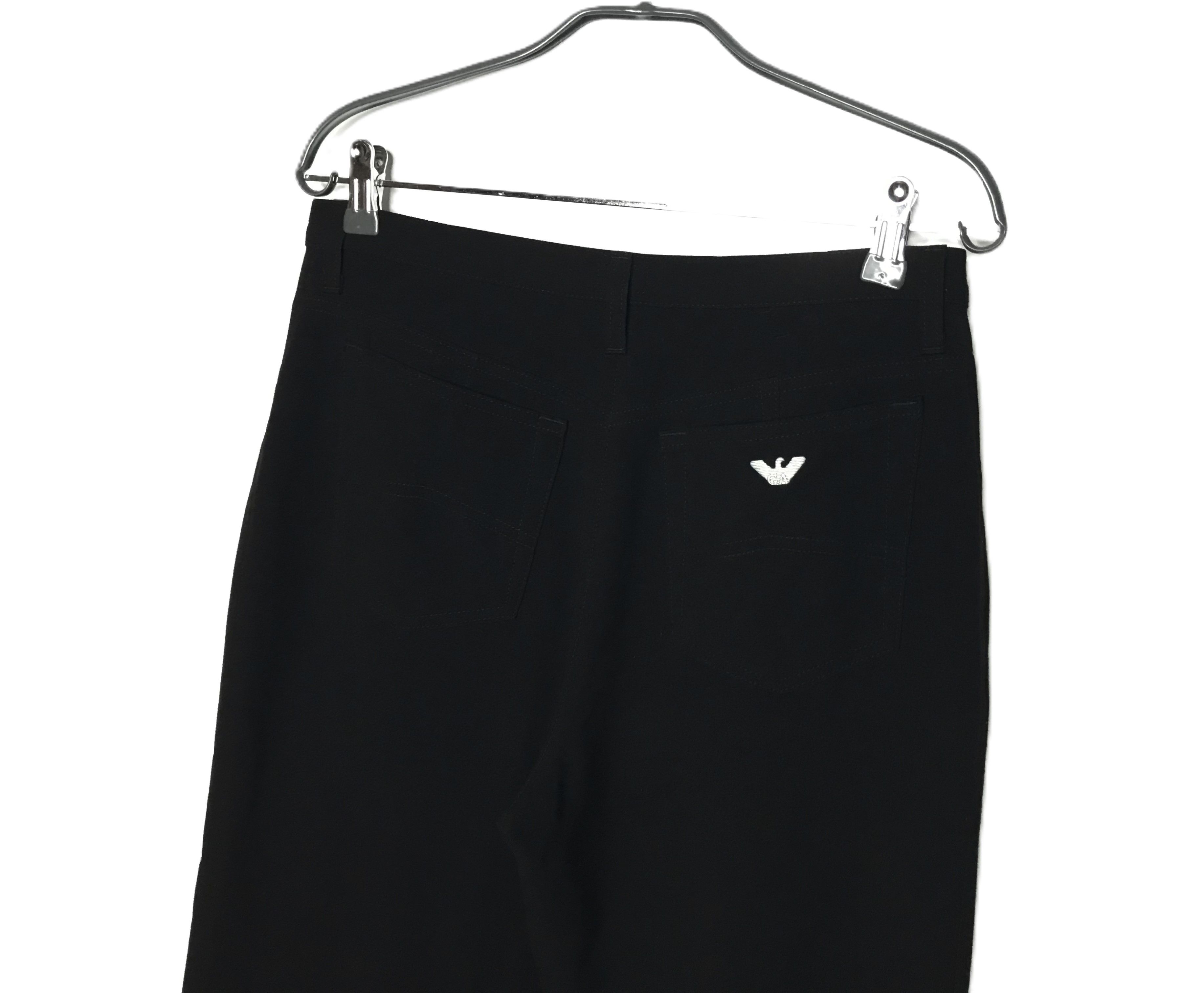 Armani Armani Jeans Trousers Wool Men's Sz 32 Black Size US 32 / EU 48 - 5 Thumbnail