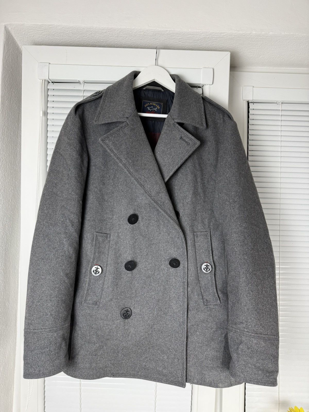 Paul & Shark Paul & Shark Wool Coat Size US L / EU 52-54 / 3 - 2 Thumbnail