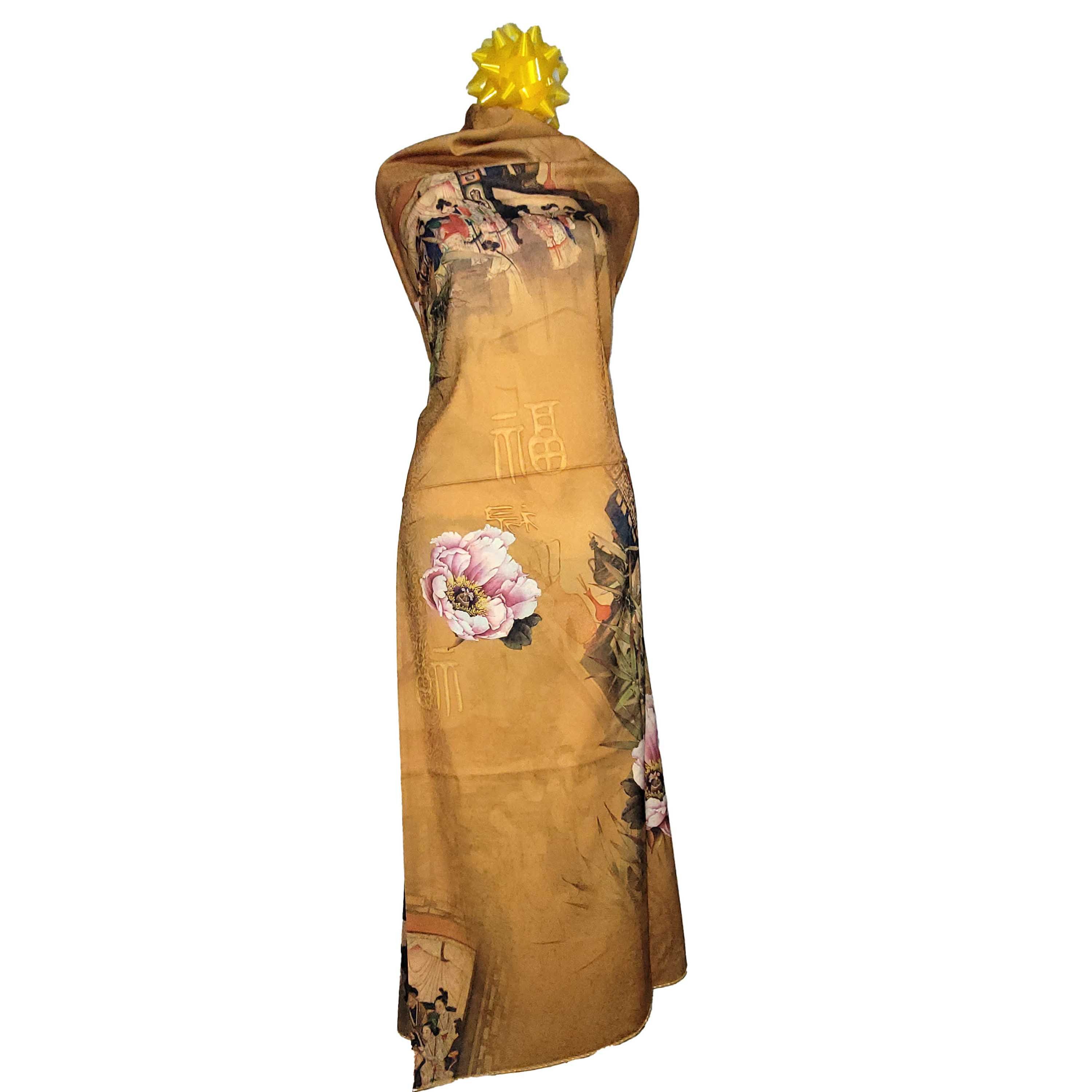 Other NWT Double Sided Silk Scarf 52"x52" Large Square Wrap 3248 Size ONE SIZE - 6 Thumbnail