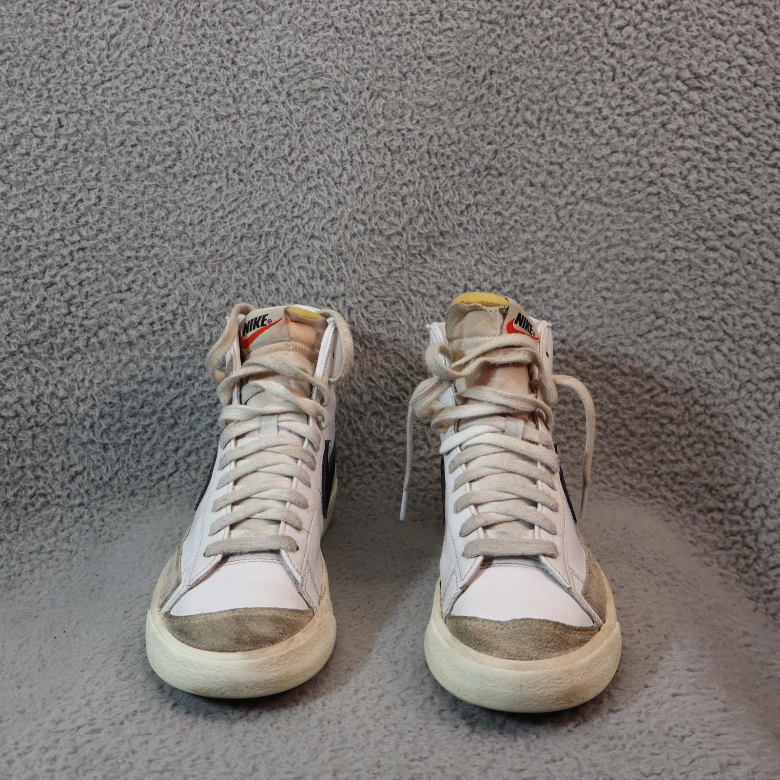Nike Nike Blazer Mid '77 CZ1055-100 Womens US 9 Shoes White / Blk Size US 9 / IT 39 - 2 Thumbnail