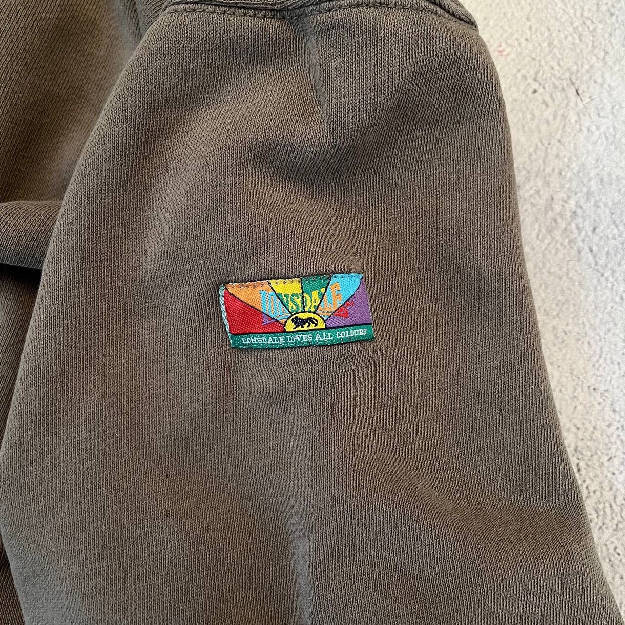 Lonsdale × Vintage Vintage Lonsdale Y2K Faded Distressed Oversized Sweatshirt Size US XL / EU 56 / 4 - 9 Thumbnail