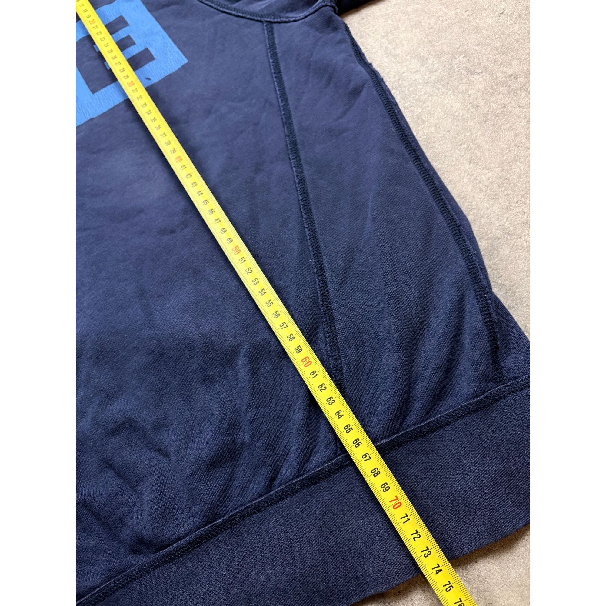 True Religion True Religion Mens Navy Full-Zip Hoodie With Drawstring Hood Size US XXL / EU 58 / 5 - 9 Thumbnail
