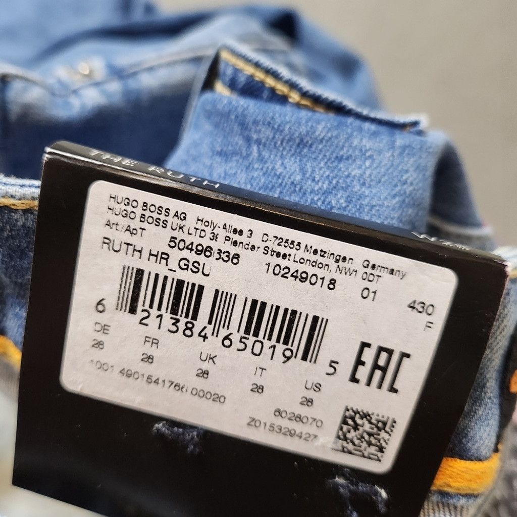 Hugo Boss Nwt Hugo Boss The Ruth Mom Jeans Vintage Blue High Rise Size 28" / US 6 / IT 42 - 9 Thumbnail