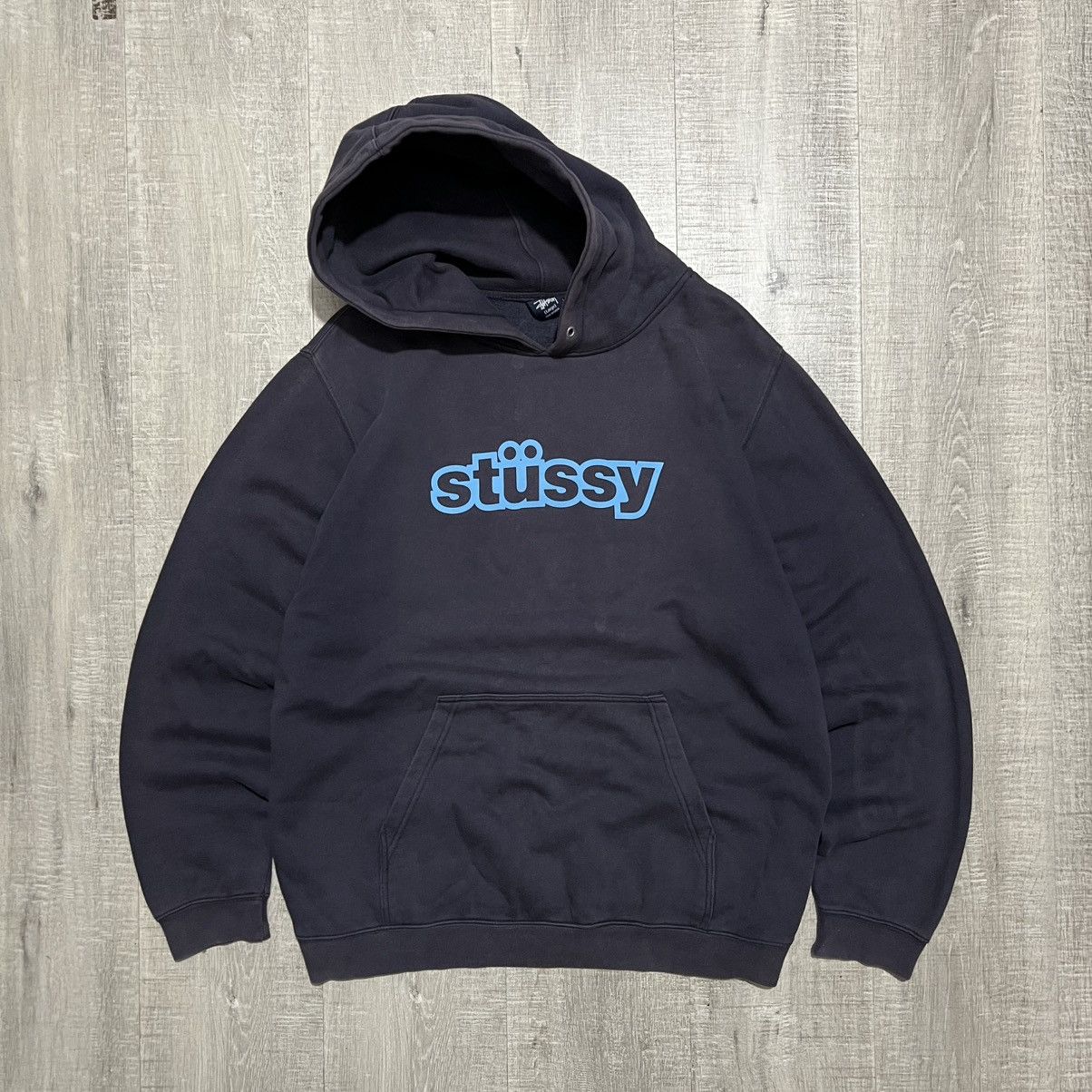 Streetwear × Stussy × Vintage Vintage sun faded stussy y2k logo 