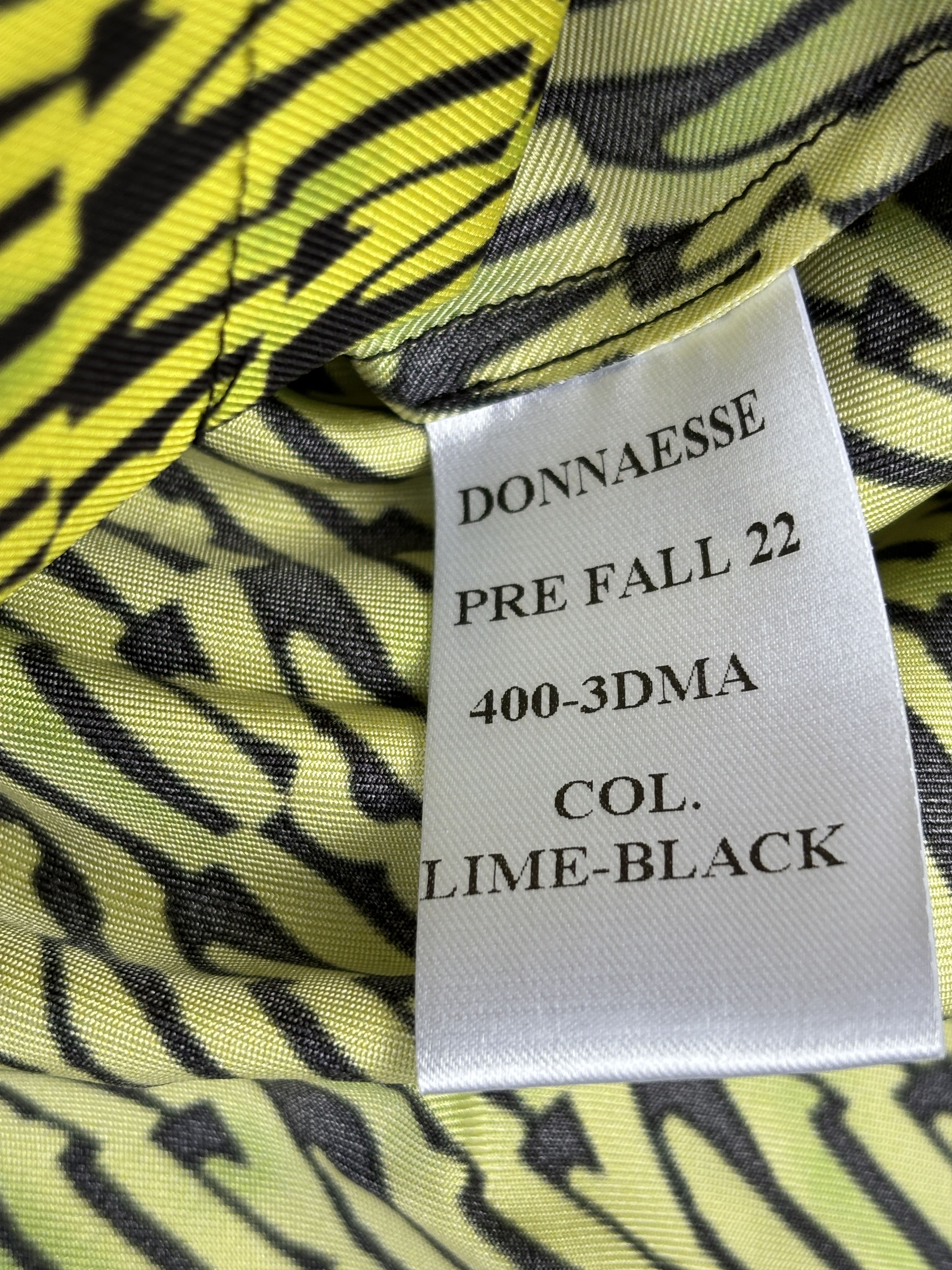 Amiri Amiri Stencil Repeat Silk Shirt - Black Lime Green Size US M / EU 48-50 / 2 - 11 Thumbnail