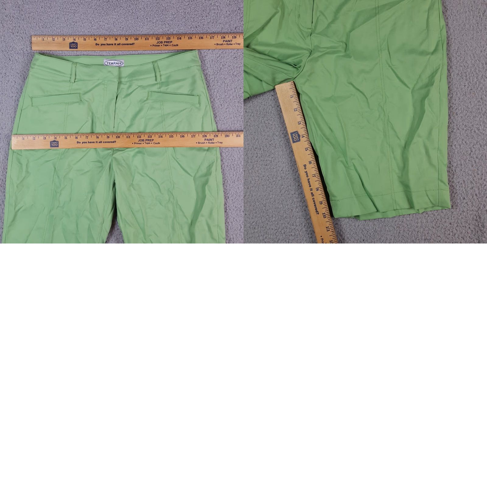 Vintage VINTAGE Teháma Bermuda Shorts Women's Size 8 Green Breathable Relaxed Y2K Preppy 2000s Casual Summer 90s 00s Sports Vintage Size 30" / US 8 / IT 44 - 8 Thumbnail