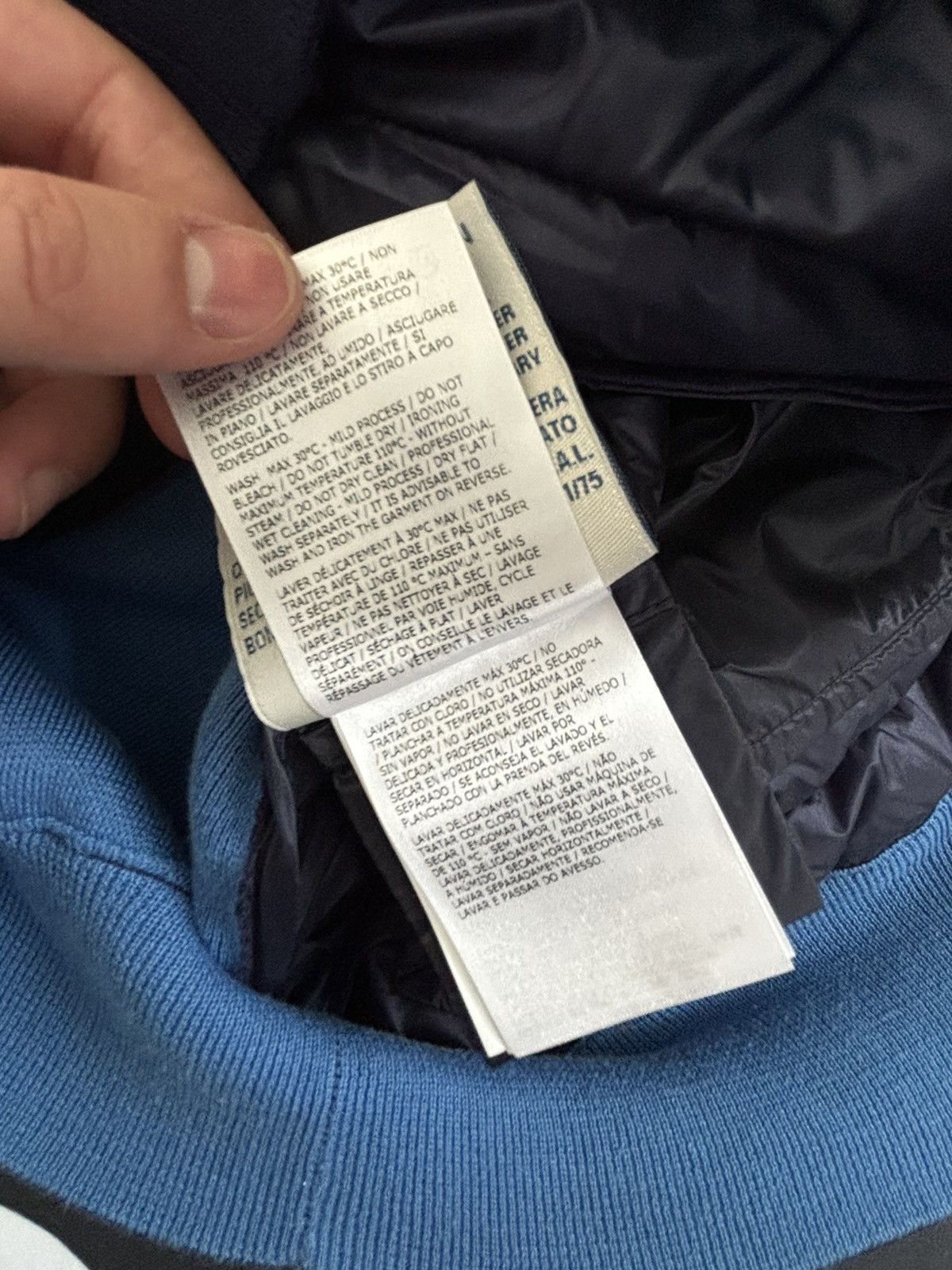 Moncler Moncler Blue Vest Size US S / EU 44-46 / 1 - 9 Thumbnail