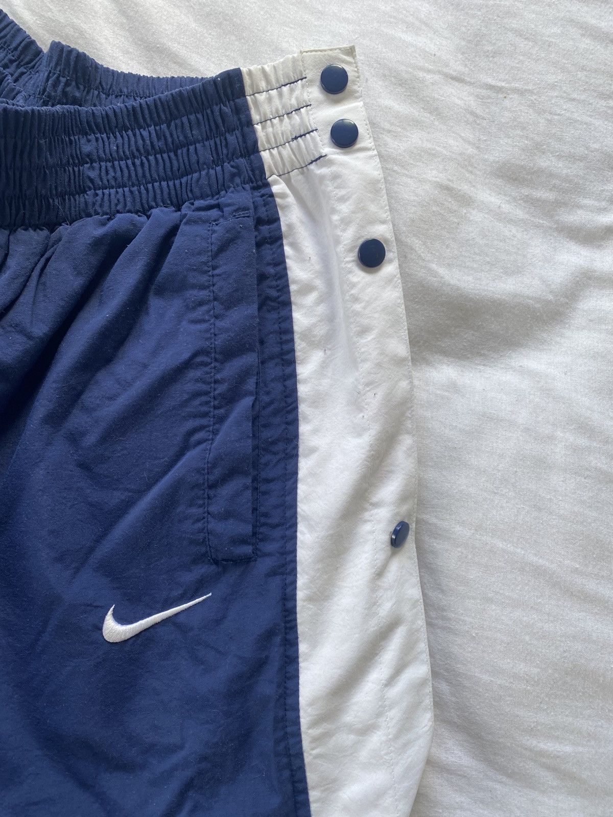 Nike Nike Vintage Button Up Pants Size 30" / US 8 / IT 44 - 2 Thumbnail