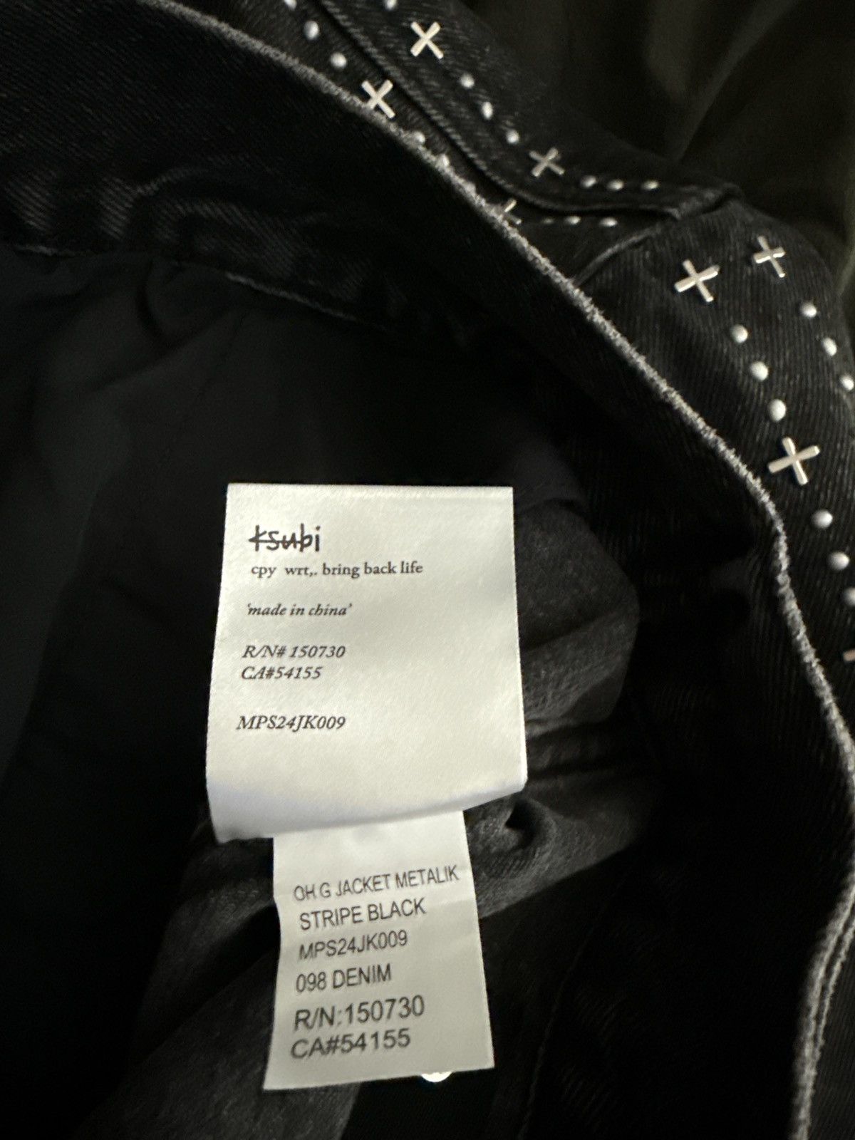 Ksubi Ksubi OH G JACKET METALIK STRIPE BLACK Size US XL / EU 56 / 4 - 9 Thumbnail